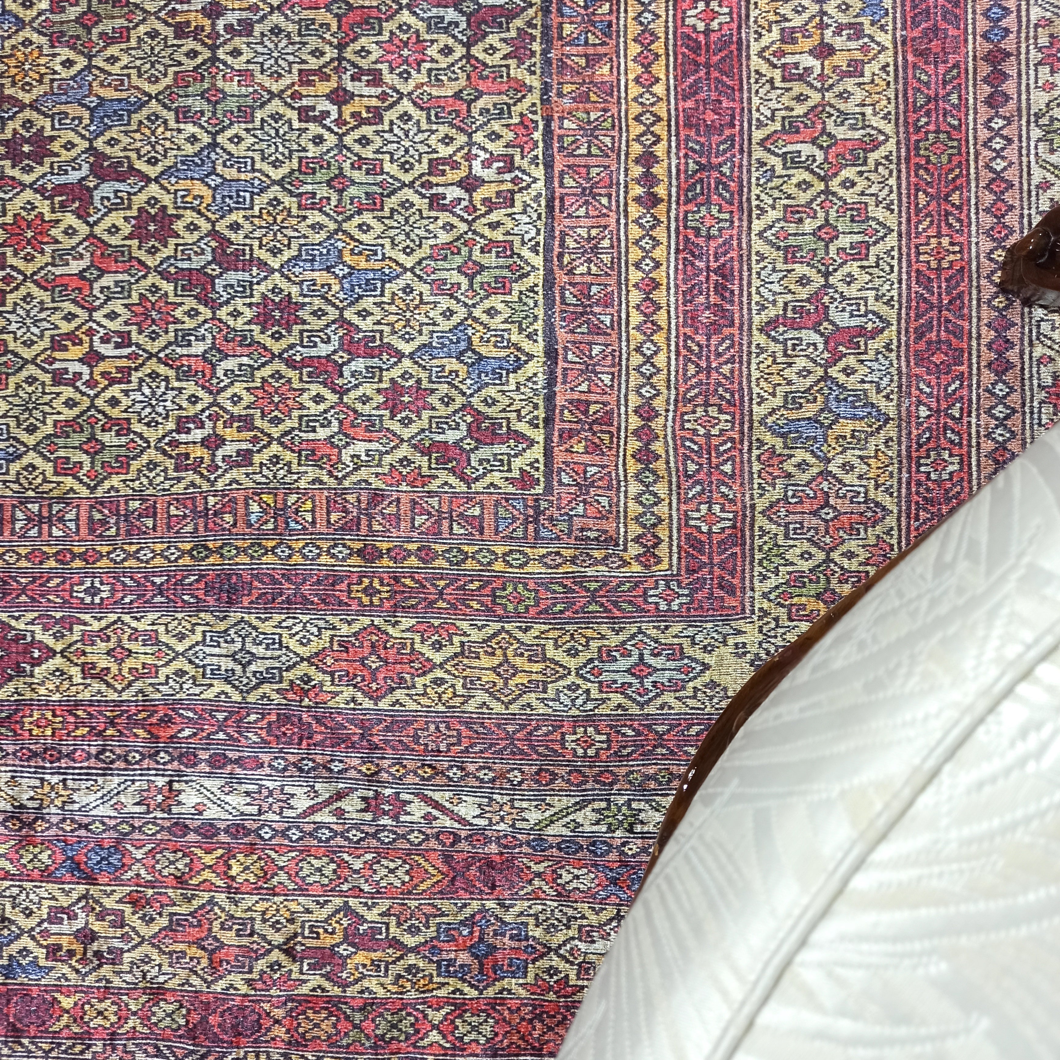 Arsa Turkish Oushak Red Beige Rug