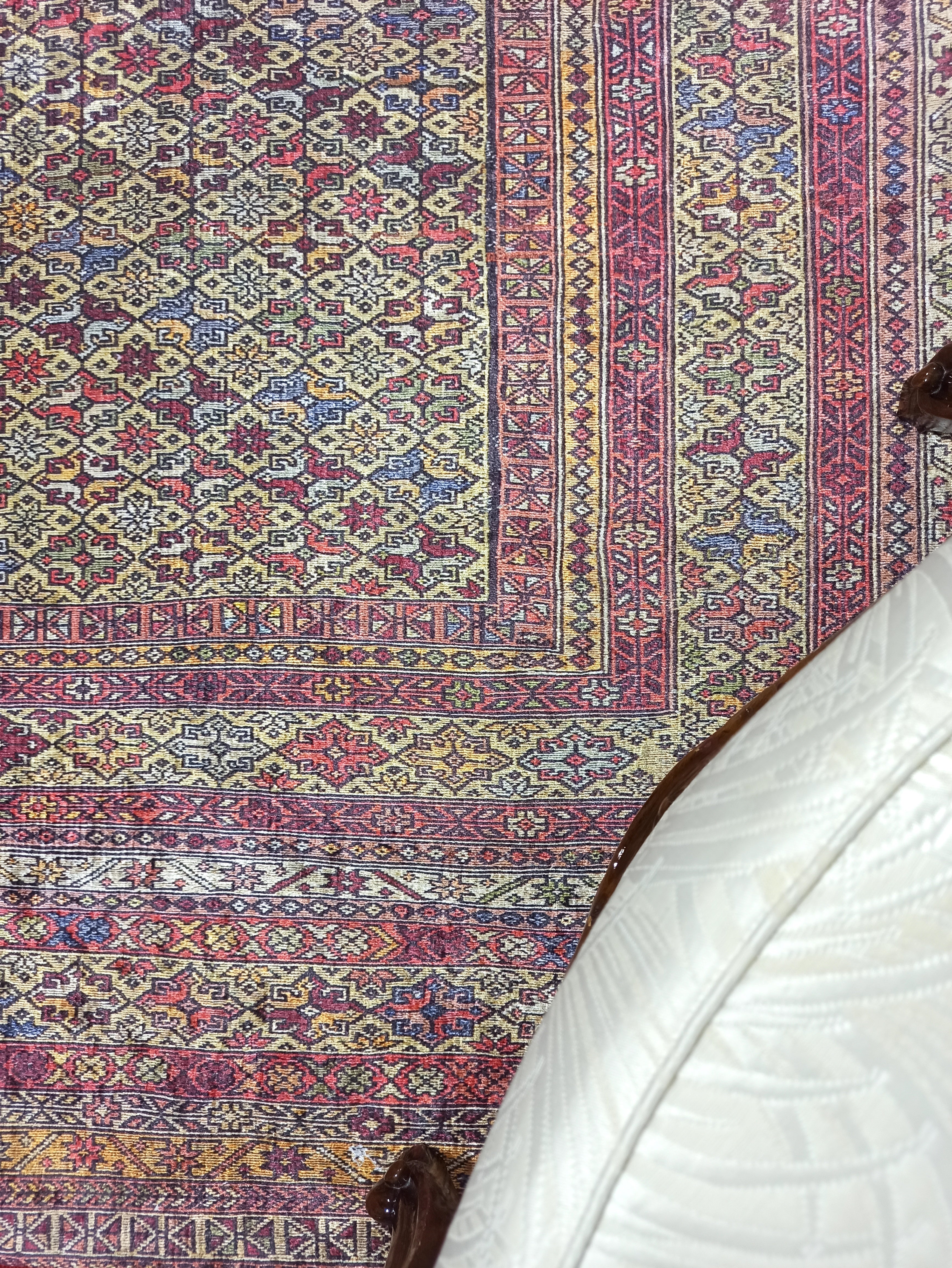 Arsa Turkish Oushak Red Beige Rug