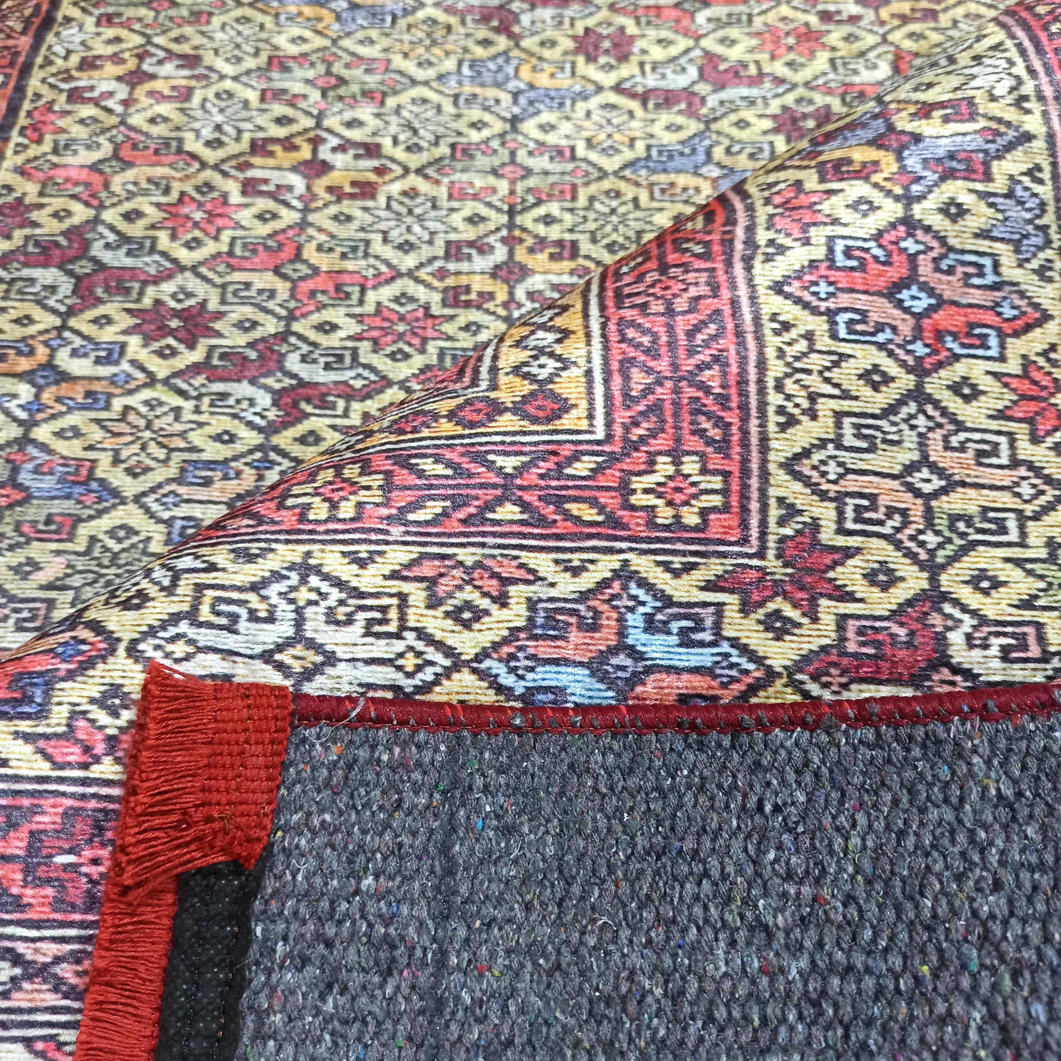 Arsa Turkish Oushak Red Beige Rug