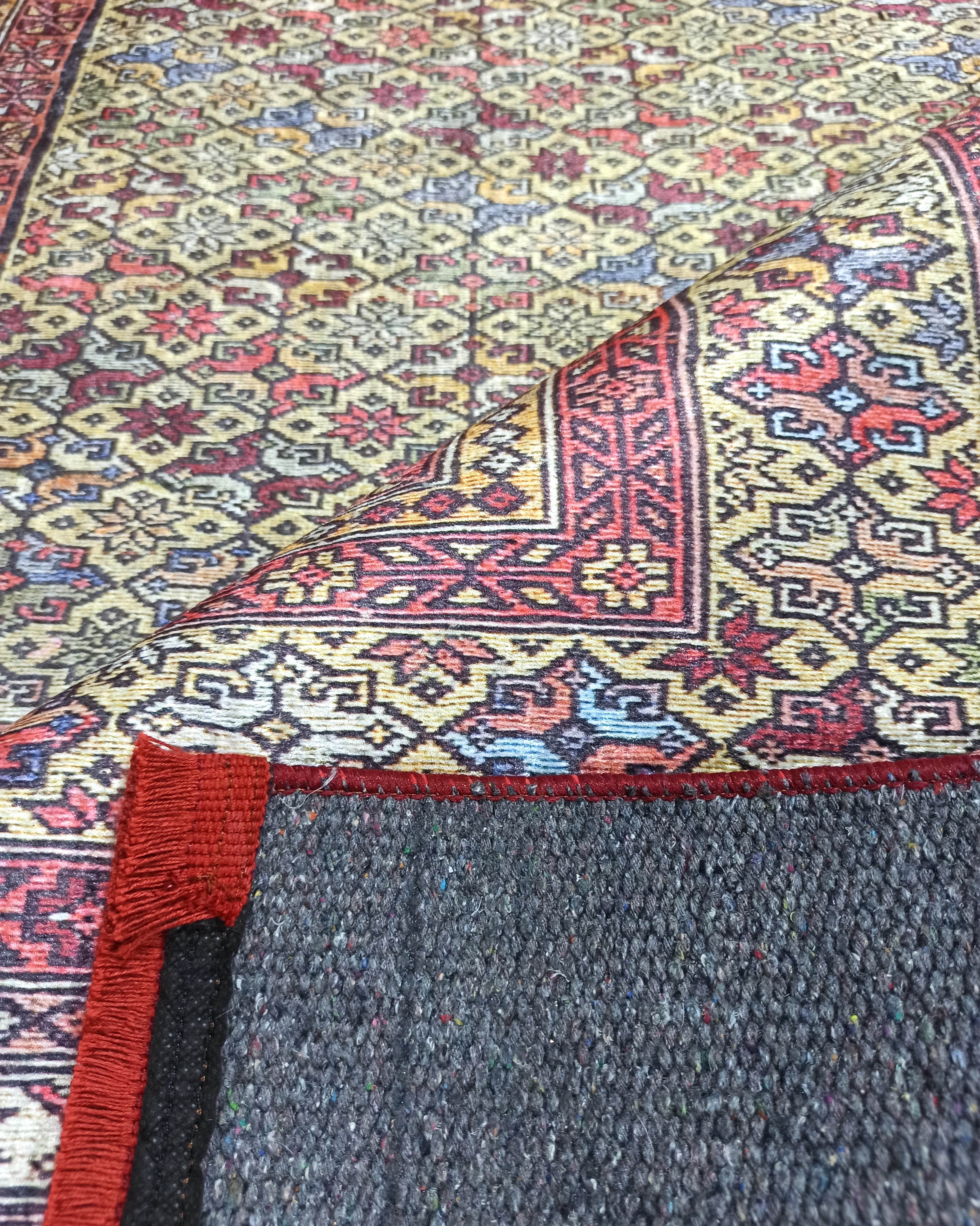 Arsa Turkish Oushak Red Beige Rug