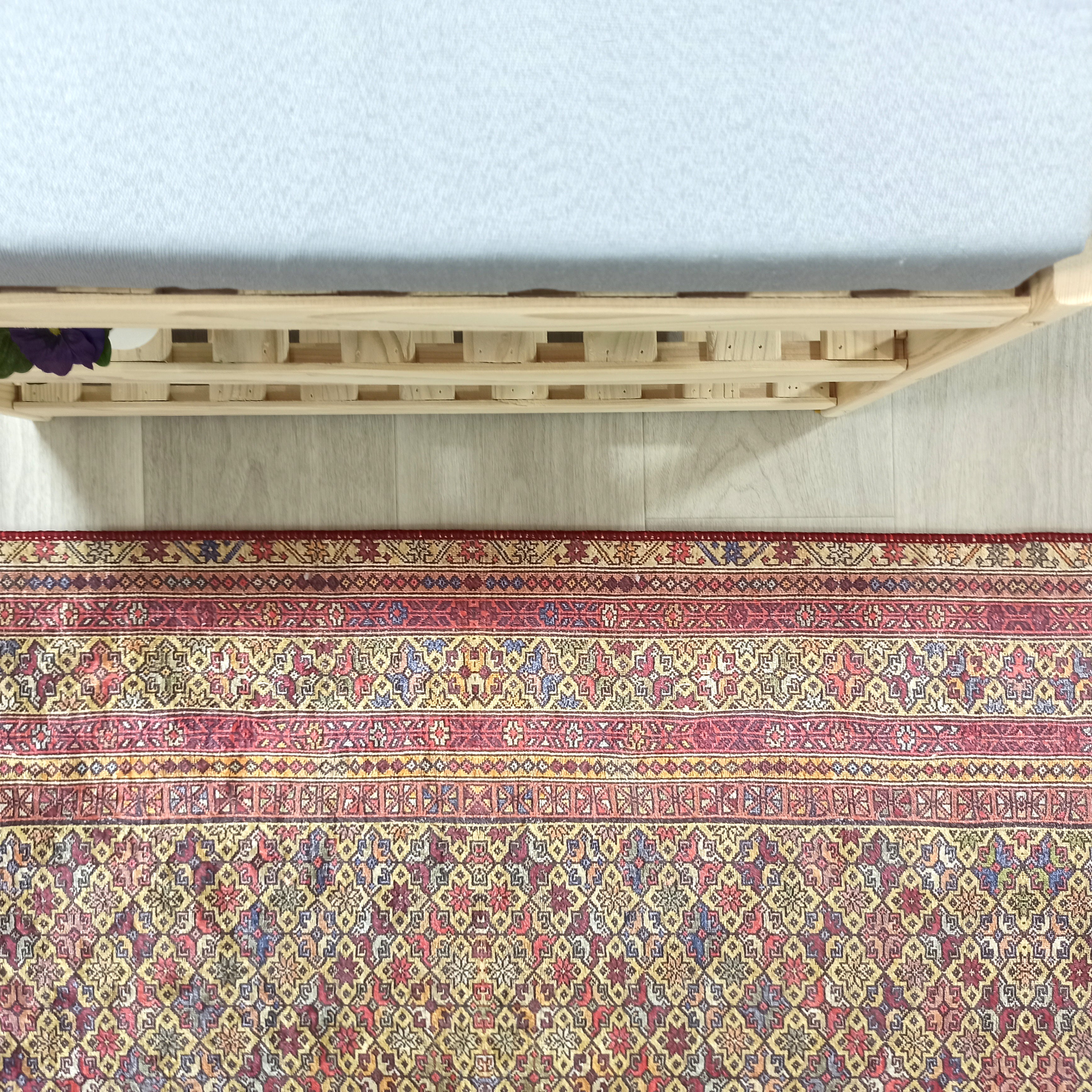 Arsa Turkish Oushak Red Beige Rug