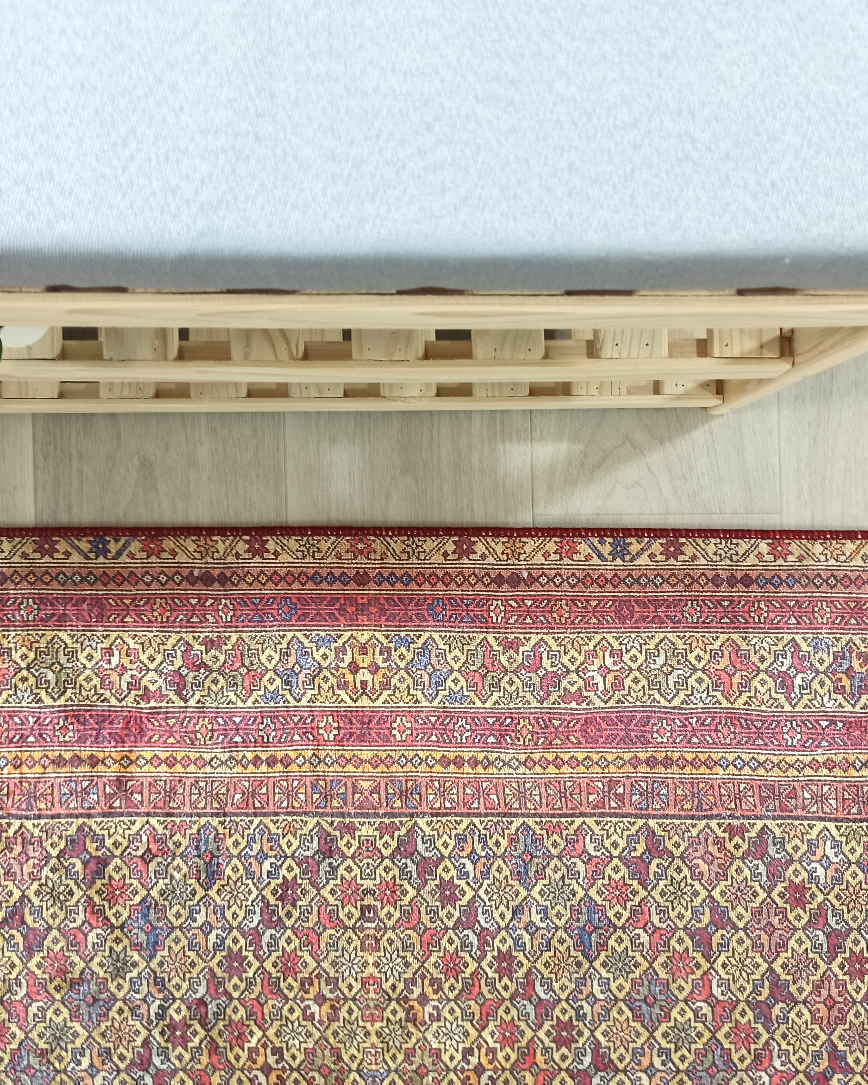 Arsa Turkish Oushak Red Beige Rug