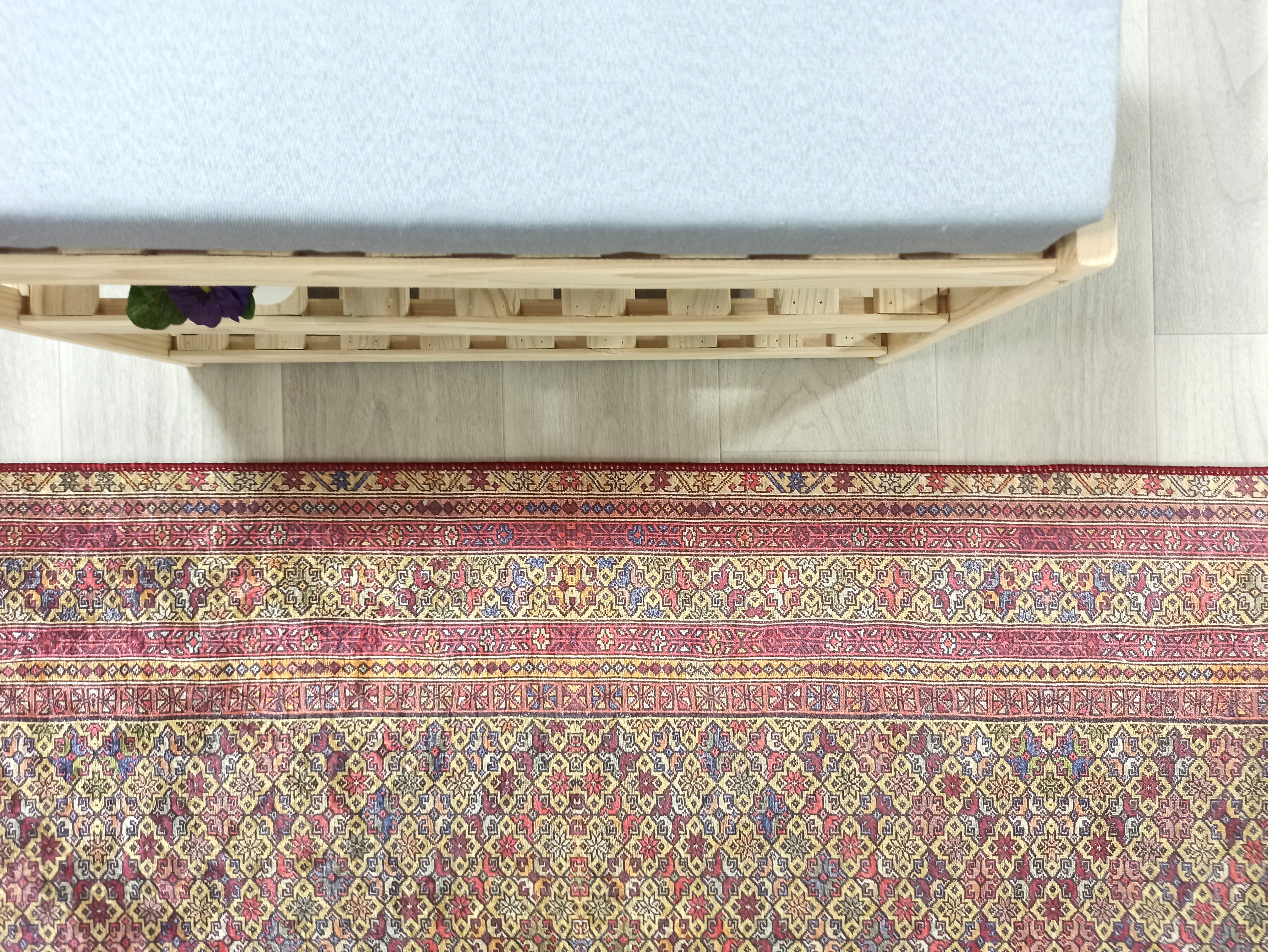 Arsa Turkish Oushak Red Beige Rug