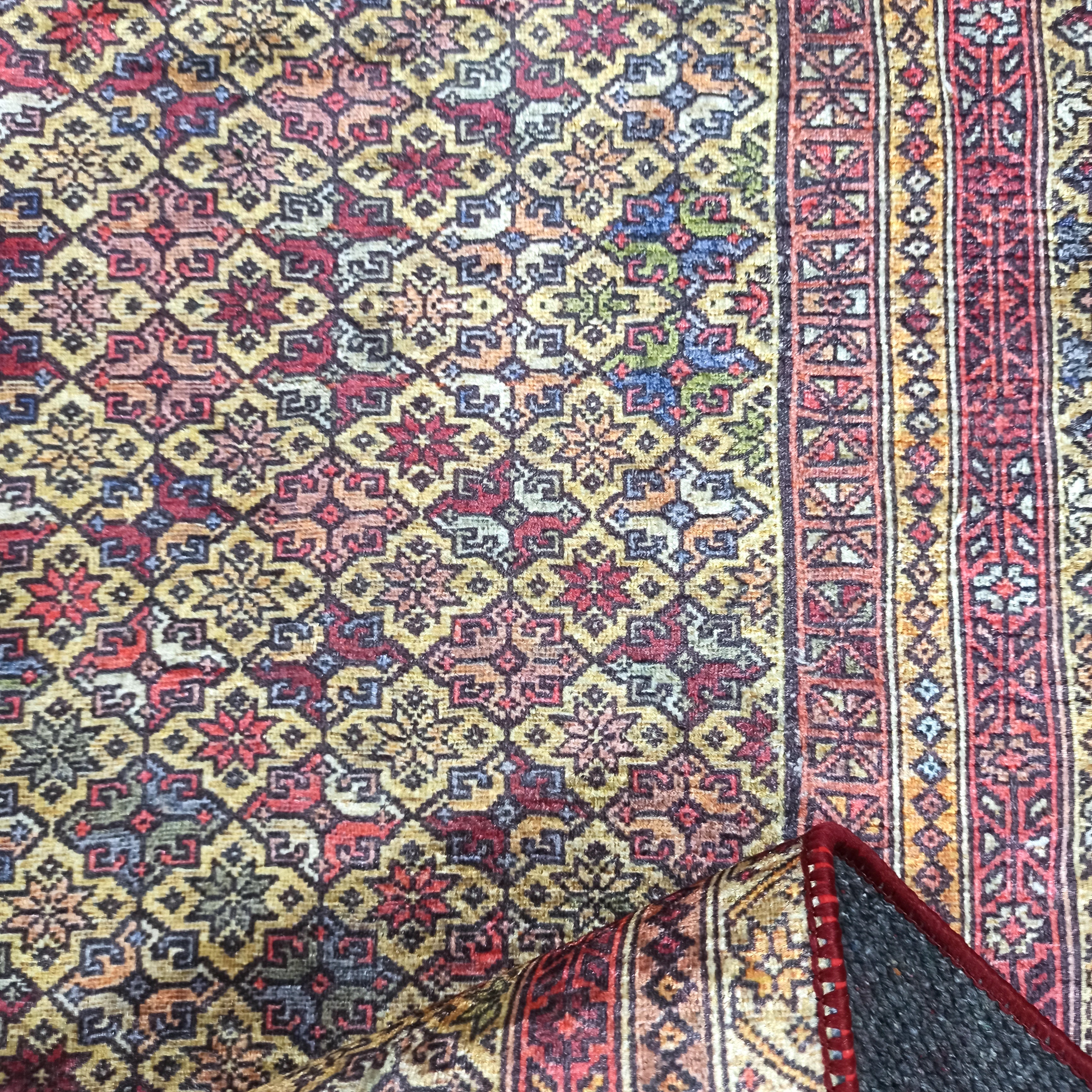 Arsa Turkish Oushak Red Beige Rug