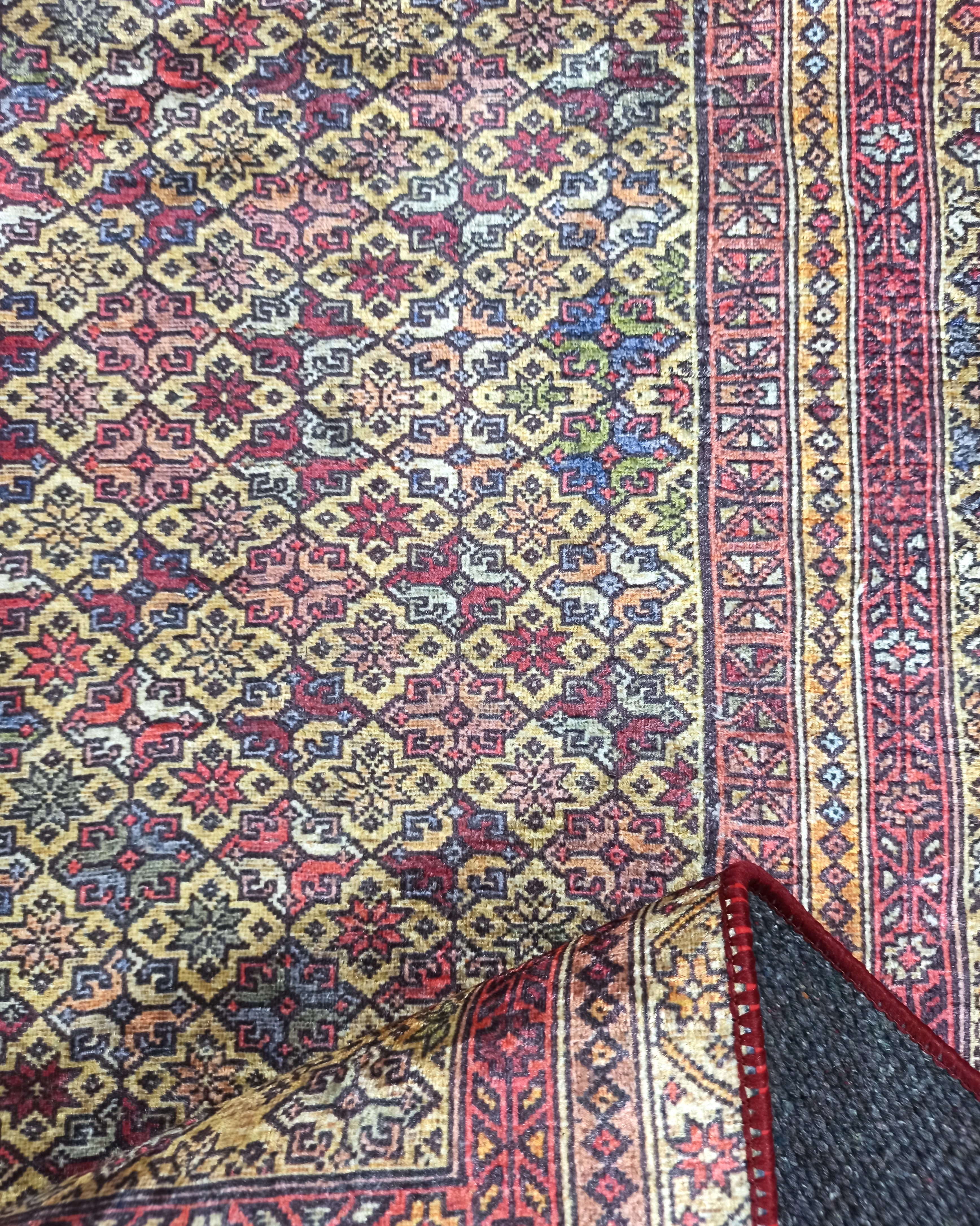 Arsa Turkish Oushak Red Beige Rug