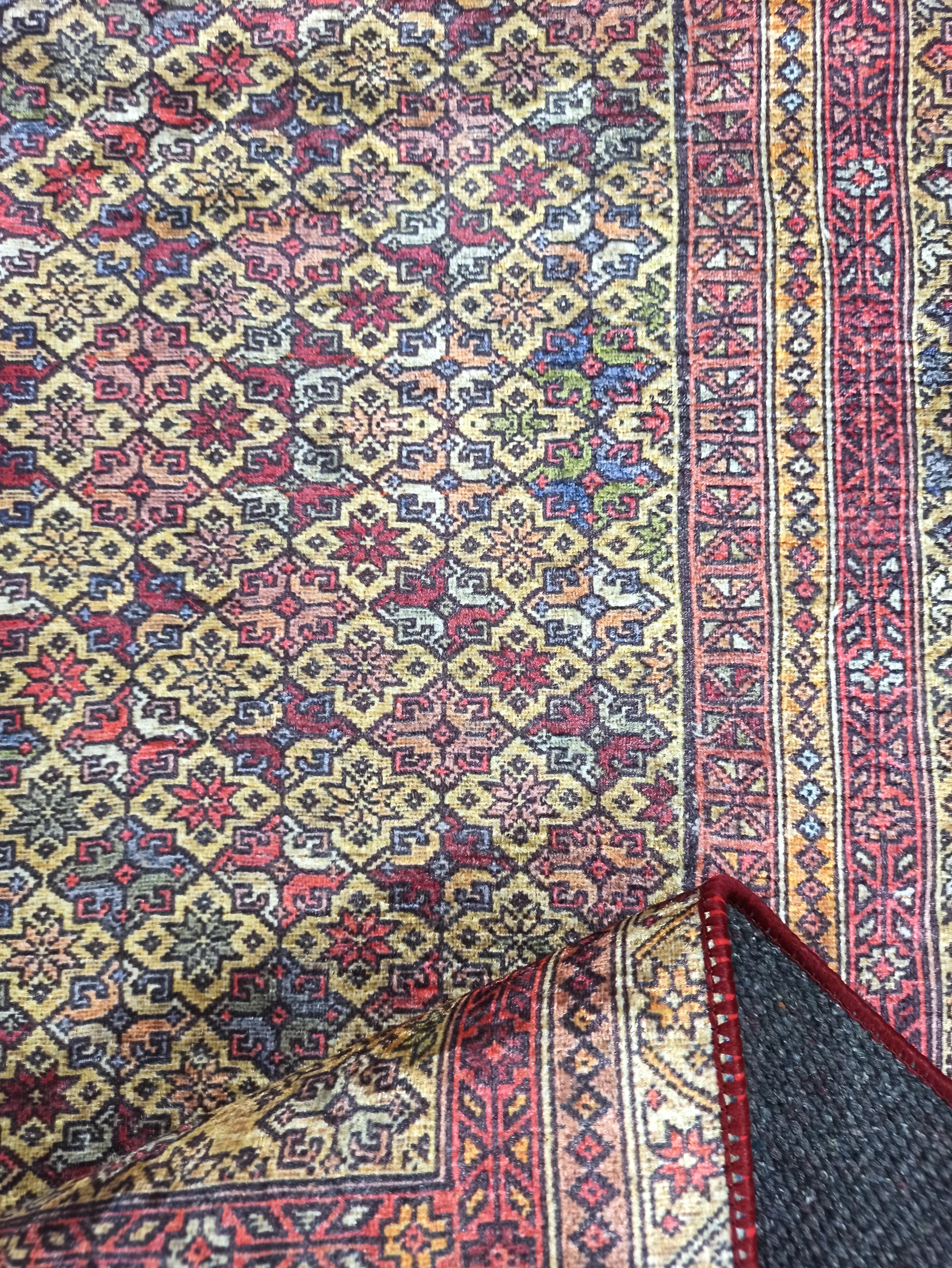 Arsa Turkish Oushak Red Beige Rug