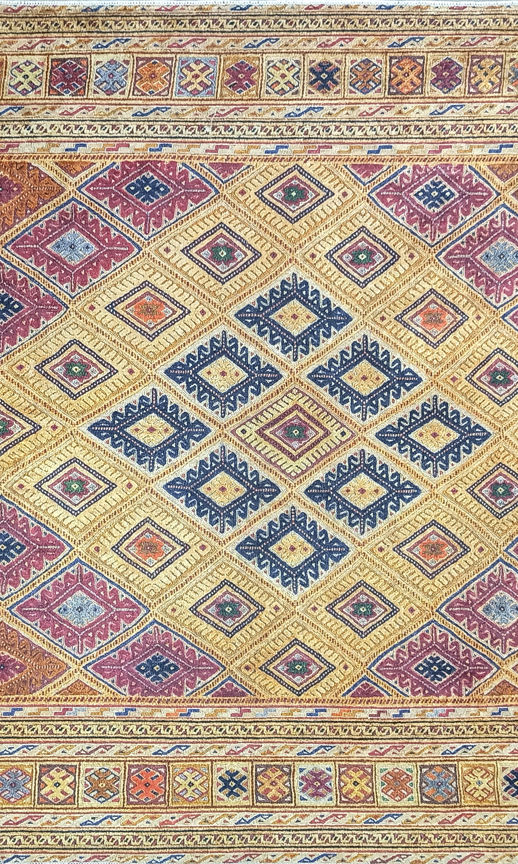 Emra Turkish Kilim Muted Orange Rug