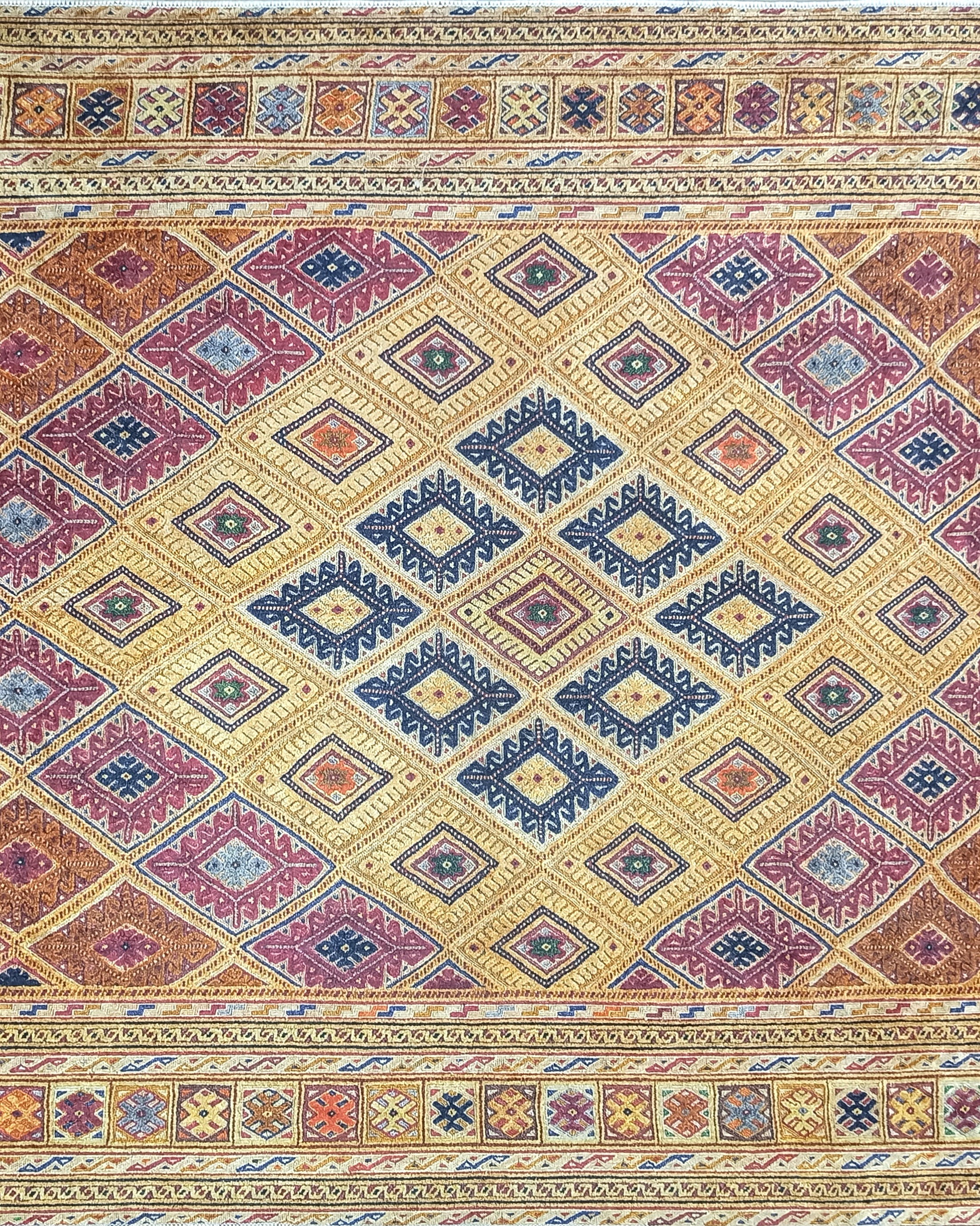 Emra Turkish Kilim Muted Orange Rug