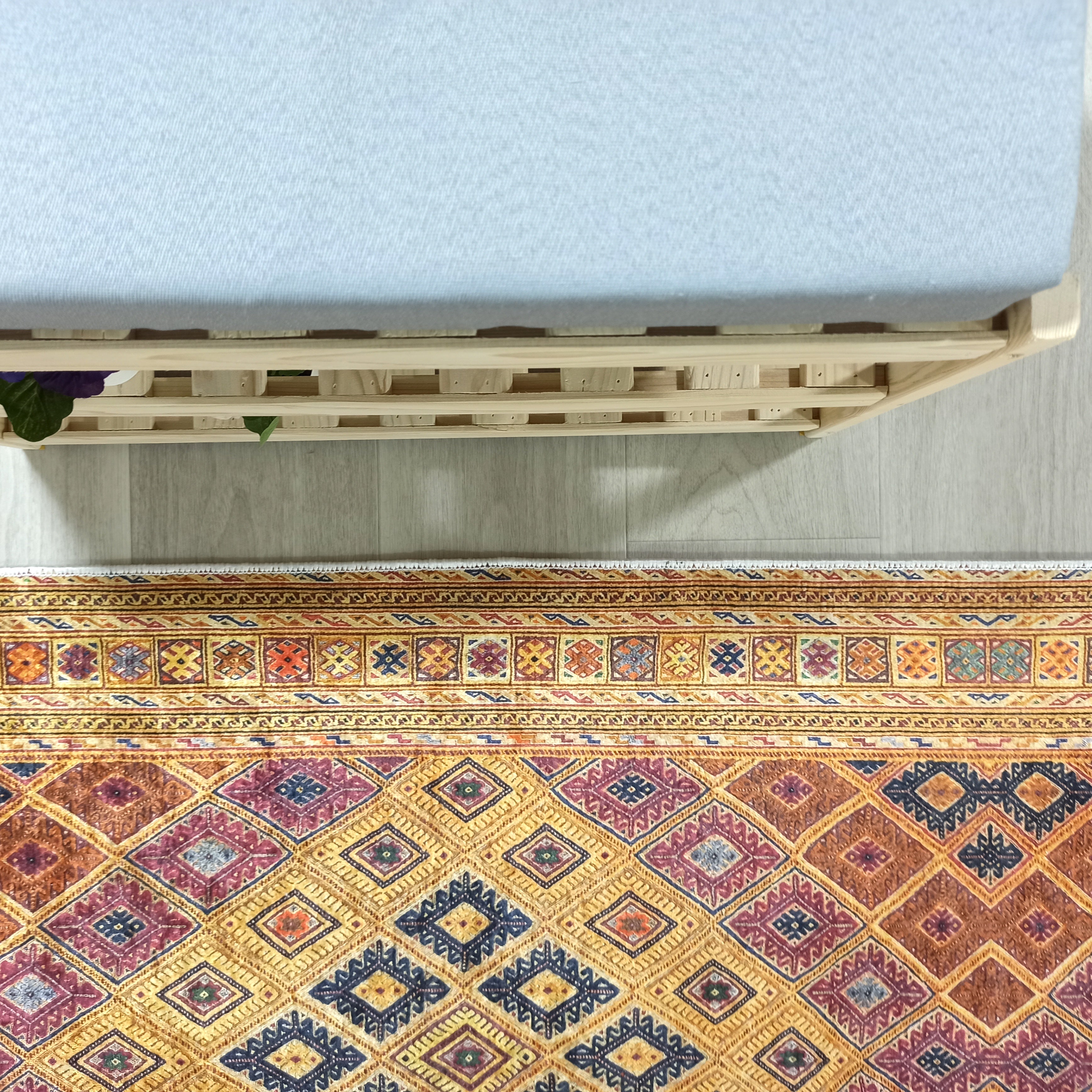 Emra Turkish Kilim Muted Orange Rug