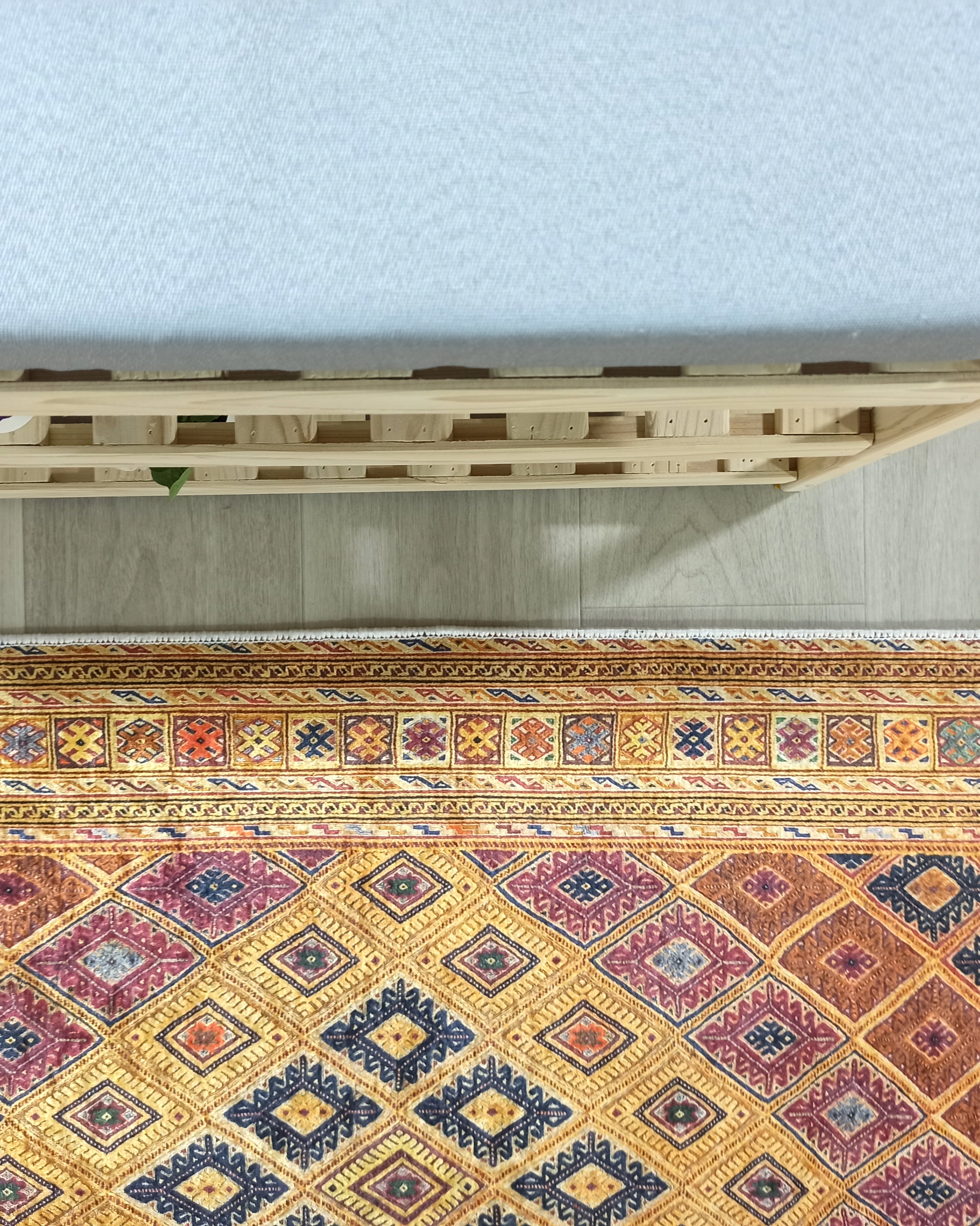 Emra Turkish Kilim Muted Orange Rug