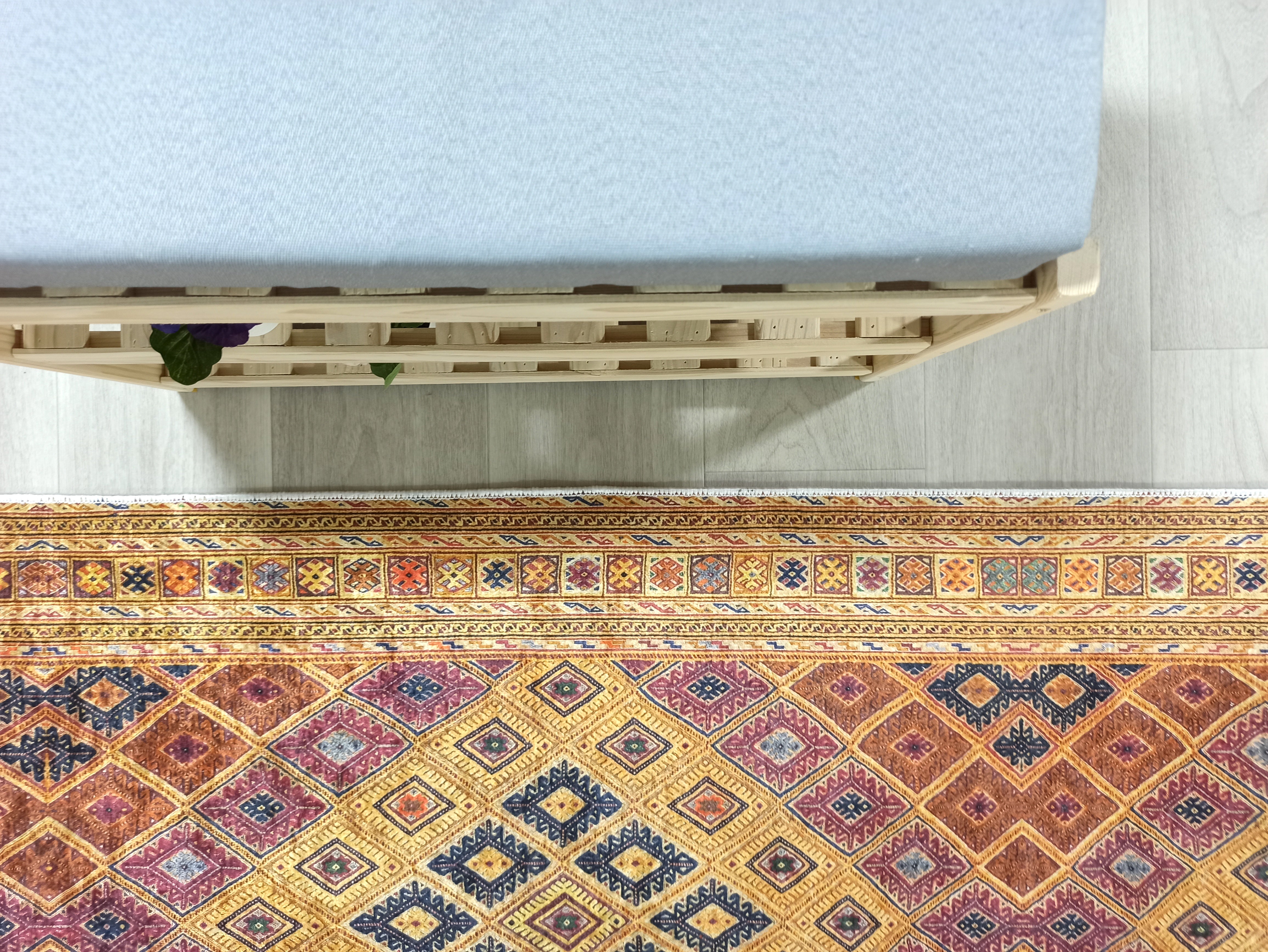 Emra Turkish Kilim Muted Orange Rug