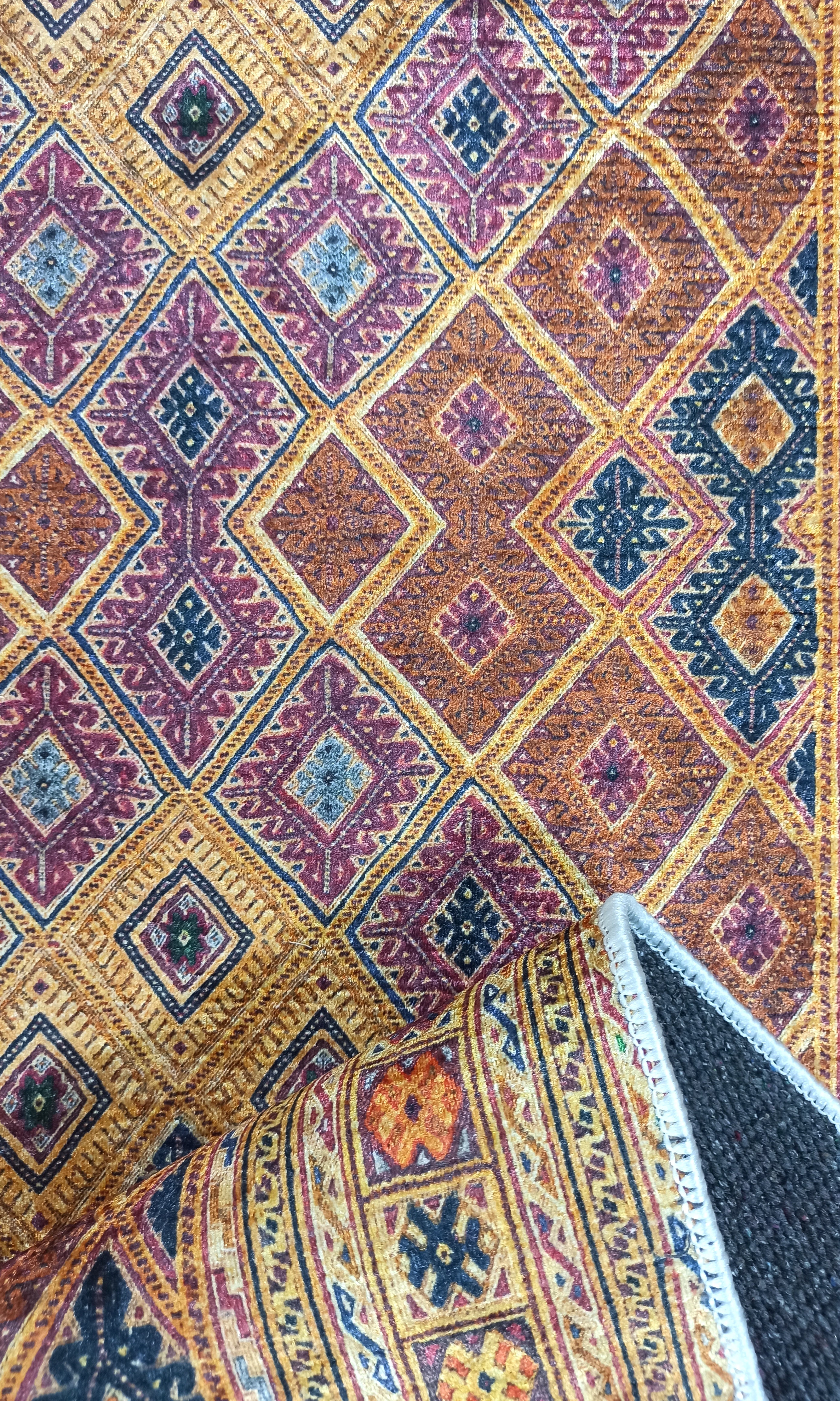 Emra Turkish Kilim Muted Orange Rug