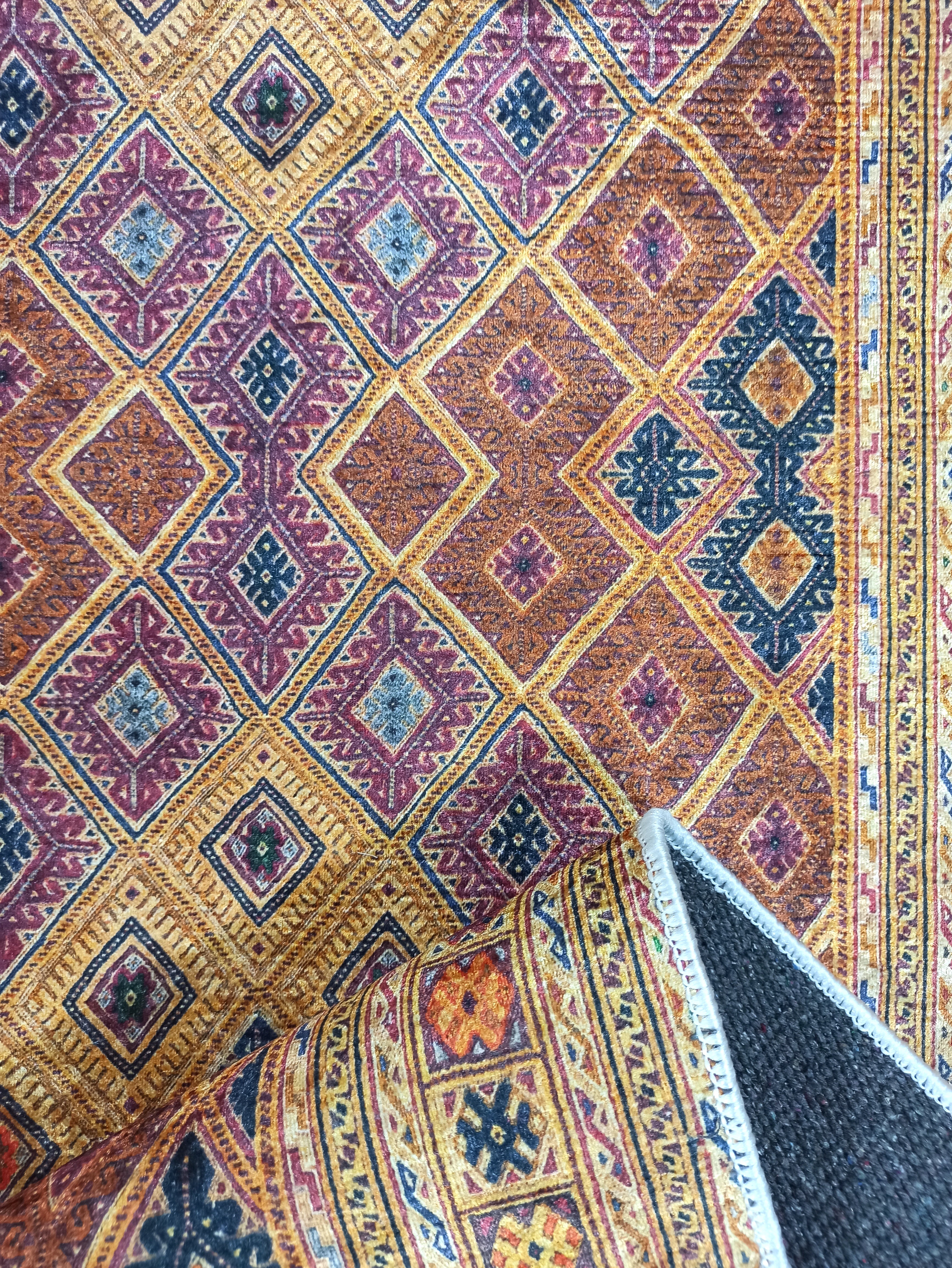 Emra Turkish Kilim Muted Orange Rug