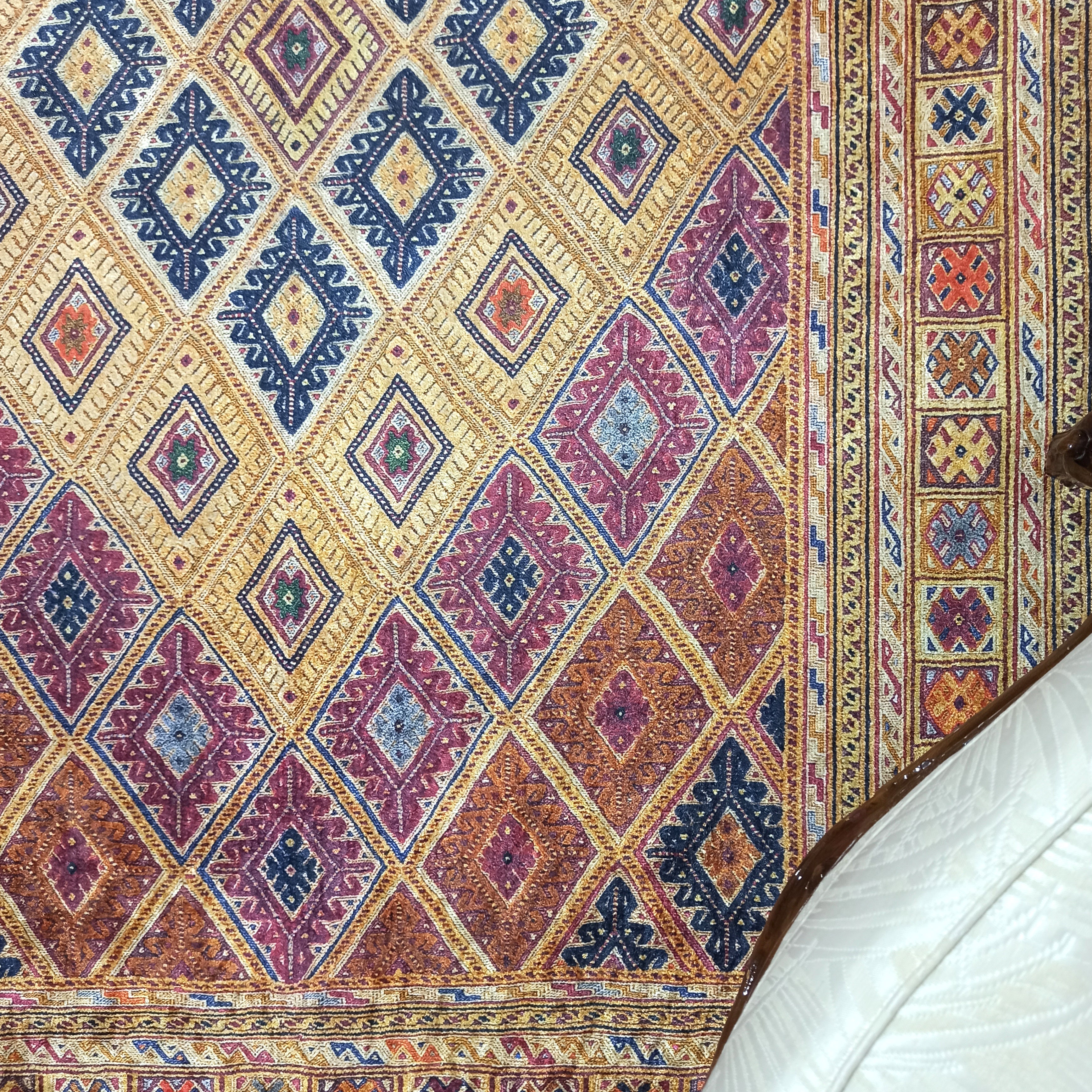 Emra Turkish Kilim Muted Orange Rug