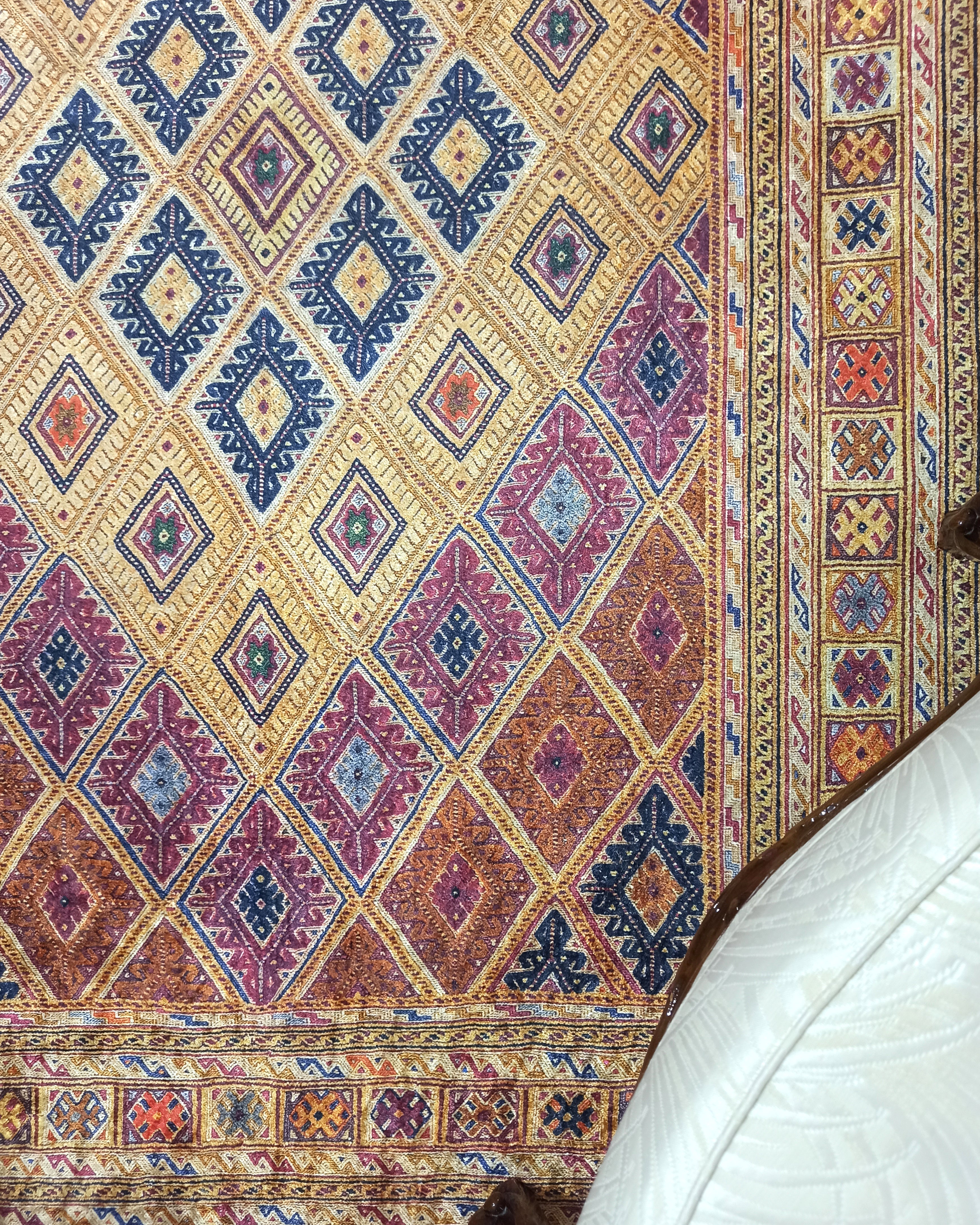 Emra Turkish Kilim Muted Orange Rug