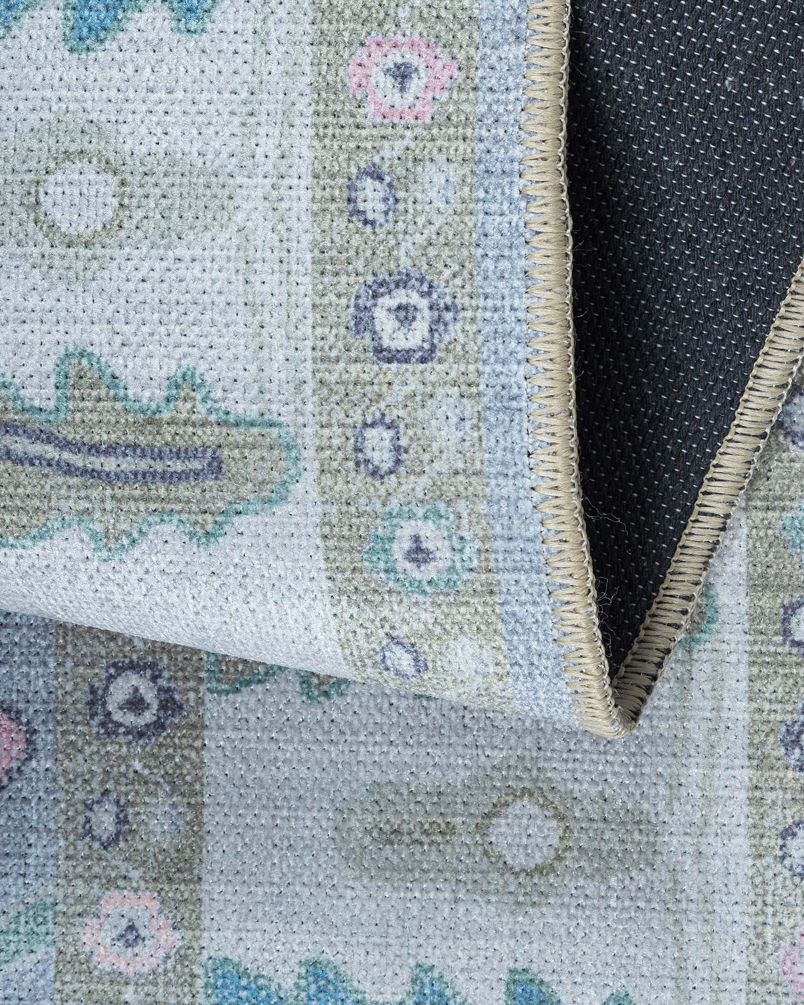 Aviana Pastel Lavender Modern Oushak Rug