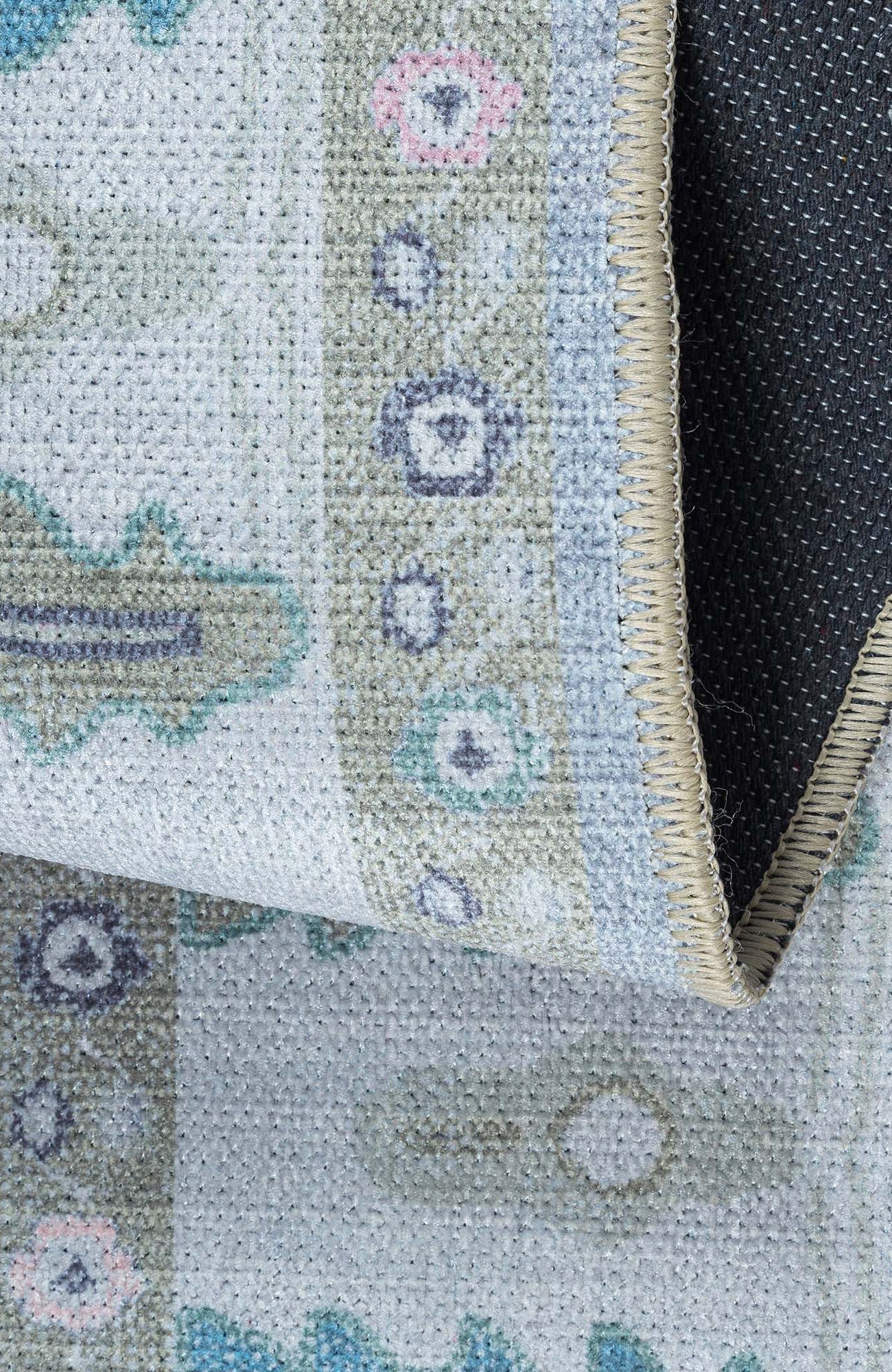 Aviana Pastel Lavender Modern Oushak Rug