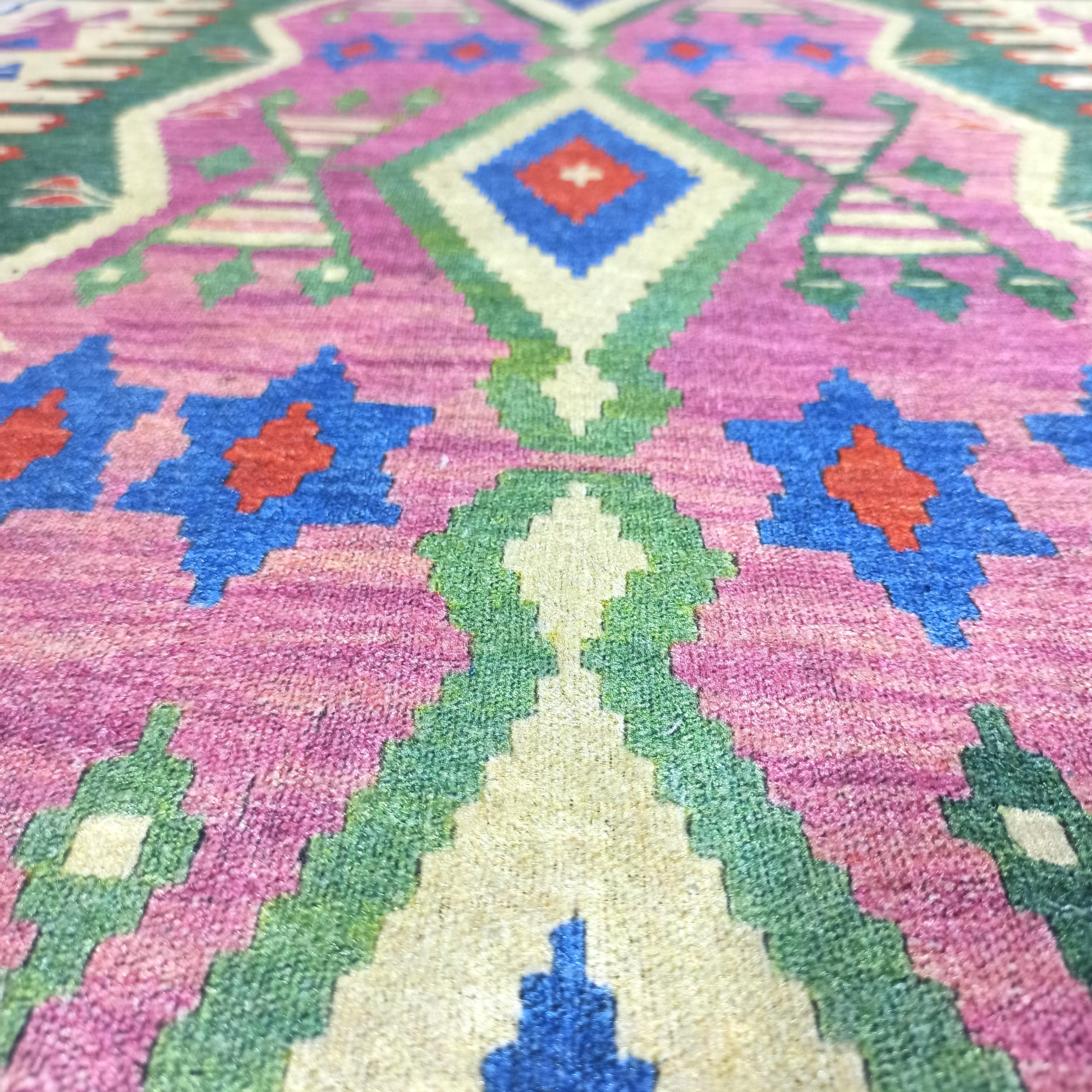 Kilim Style Rug, Colourful, Modern Home Décor