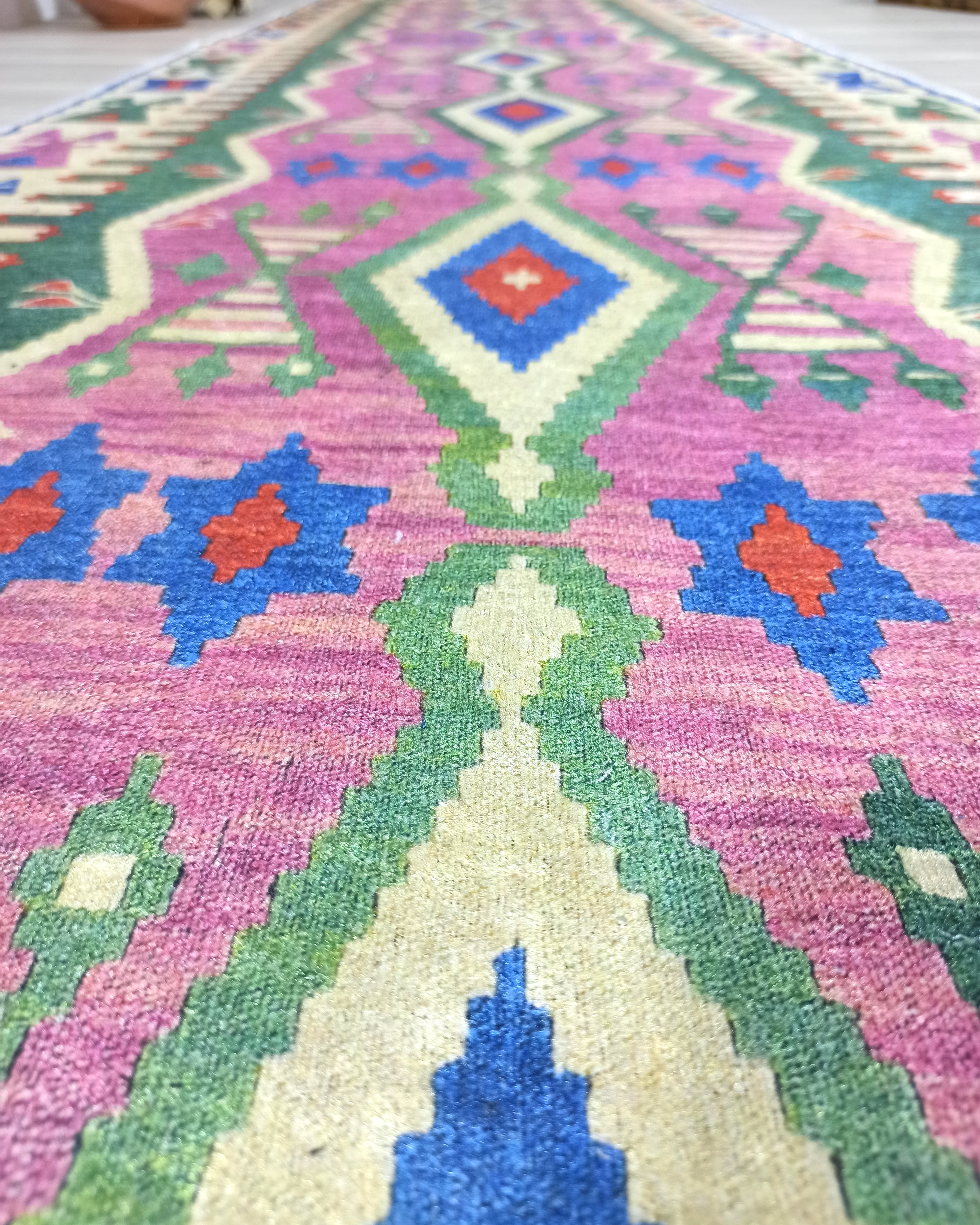 Kilim Style Rug, Colourful, Modern Home Décor