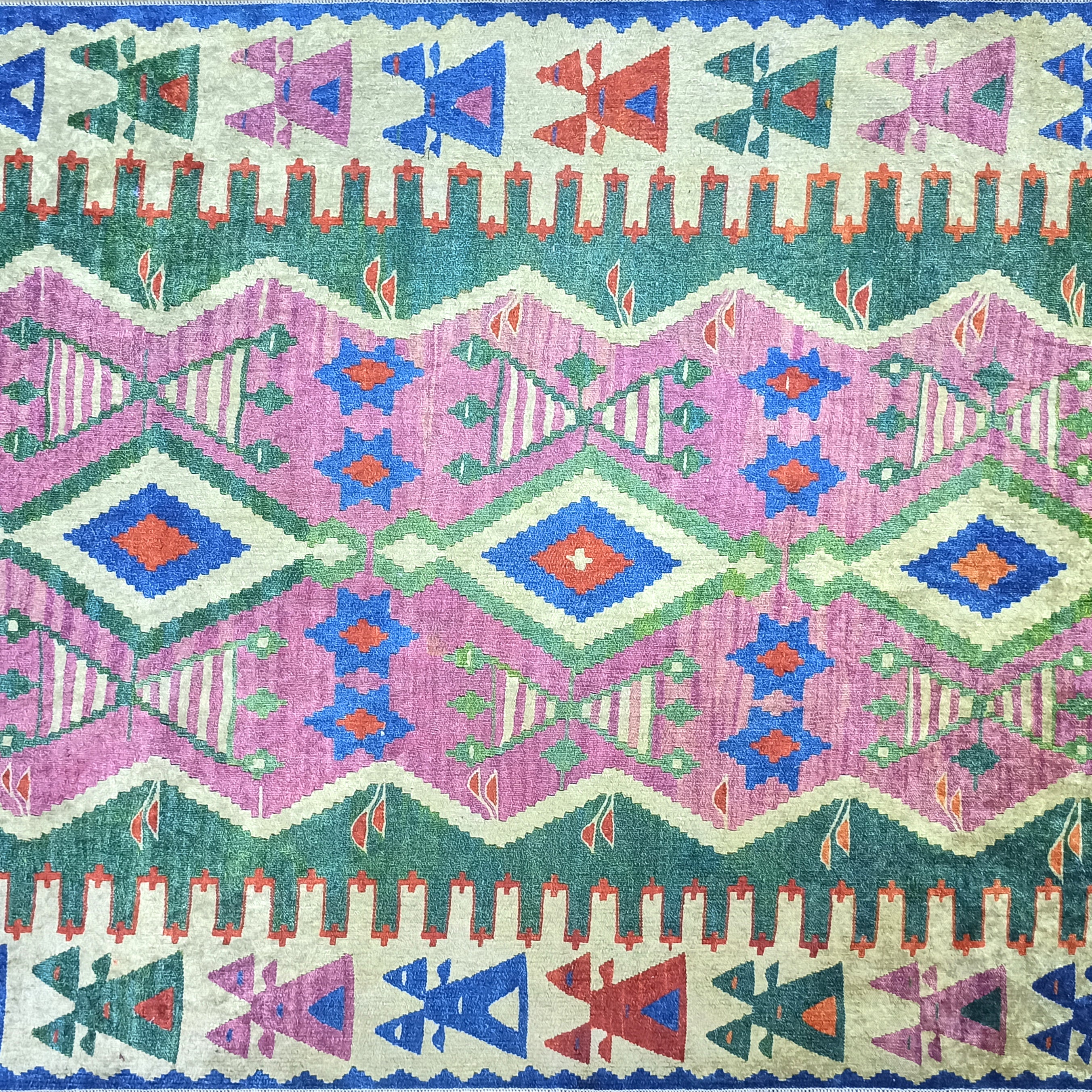 Kilim Style Rug, Colourful, Modern Home Décor