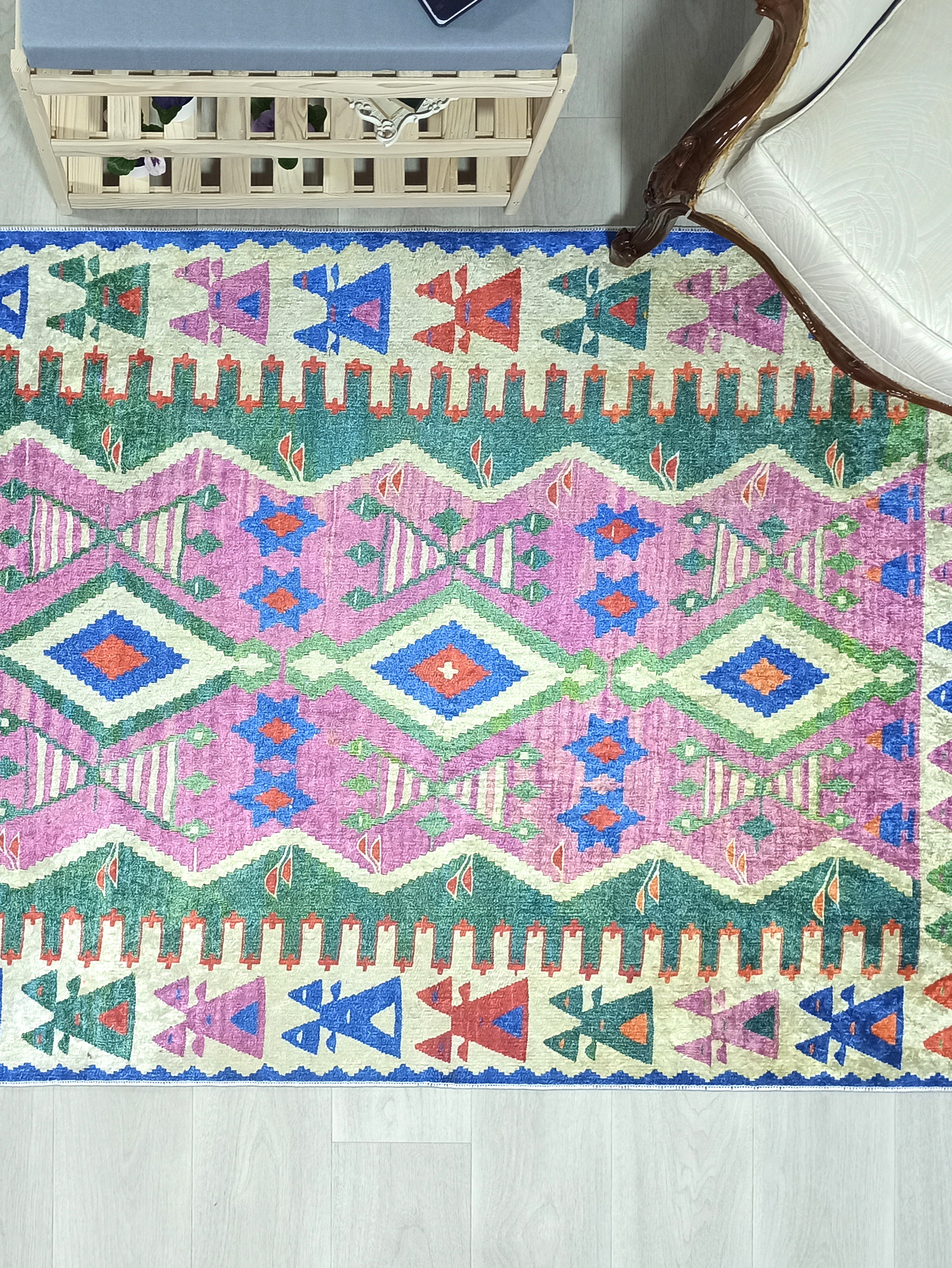 Kilim Style Rug, Colourful, Modern Home DΓ©cor