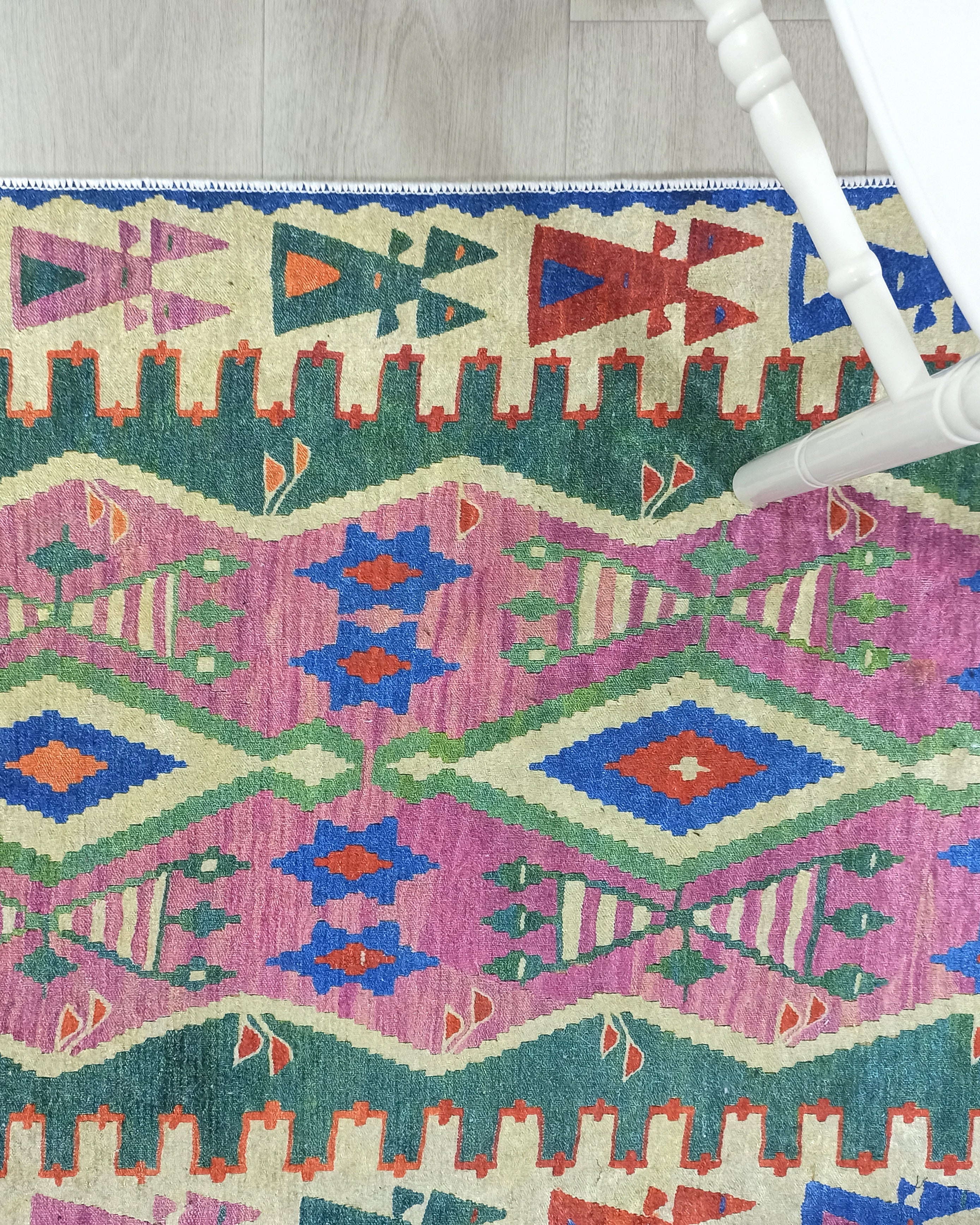 Kilim Style Rug, Colourful, Modern Home Décor