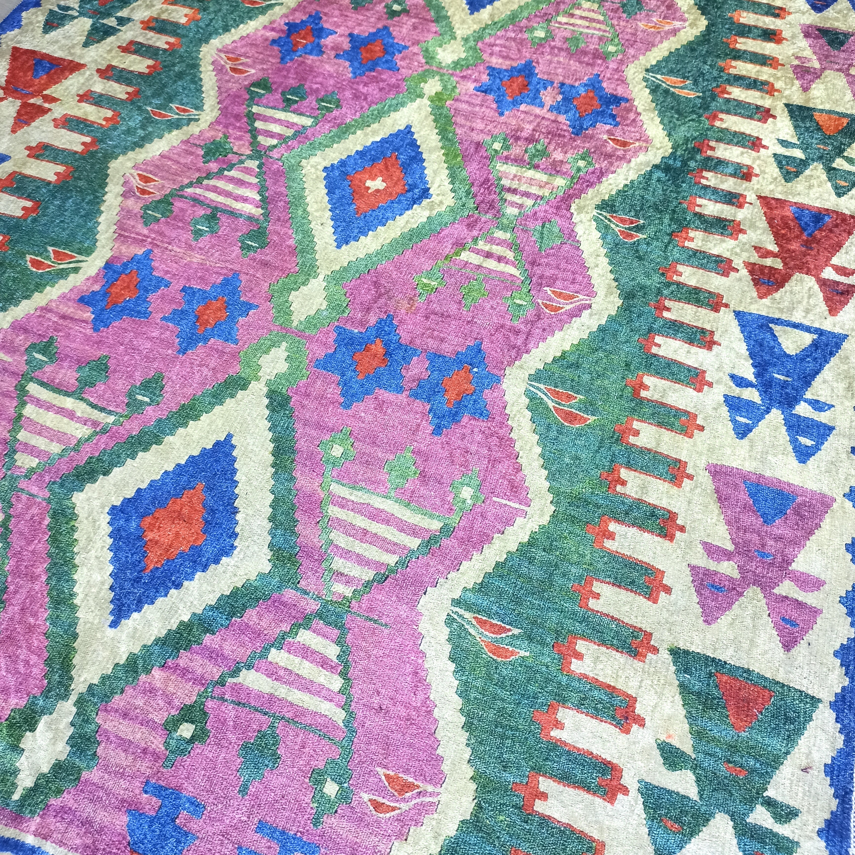 Kilim Style Rug, Colourful, Modern Home Décor