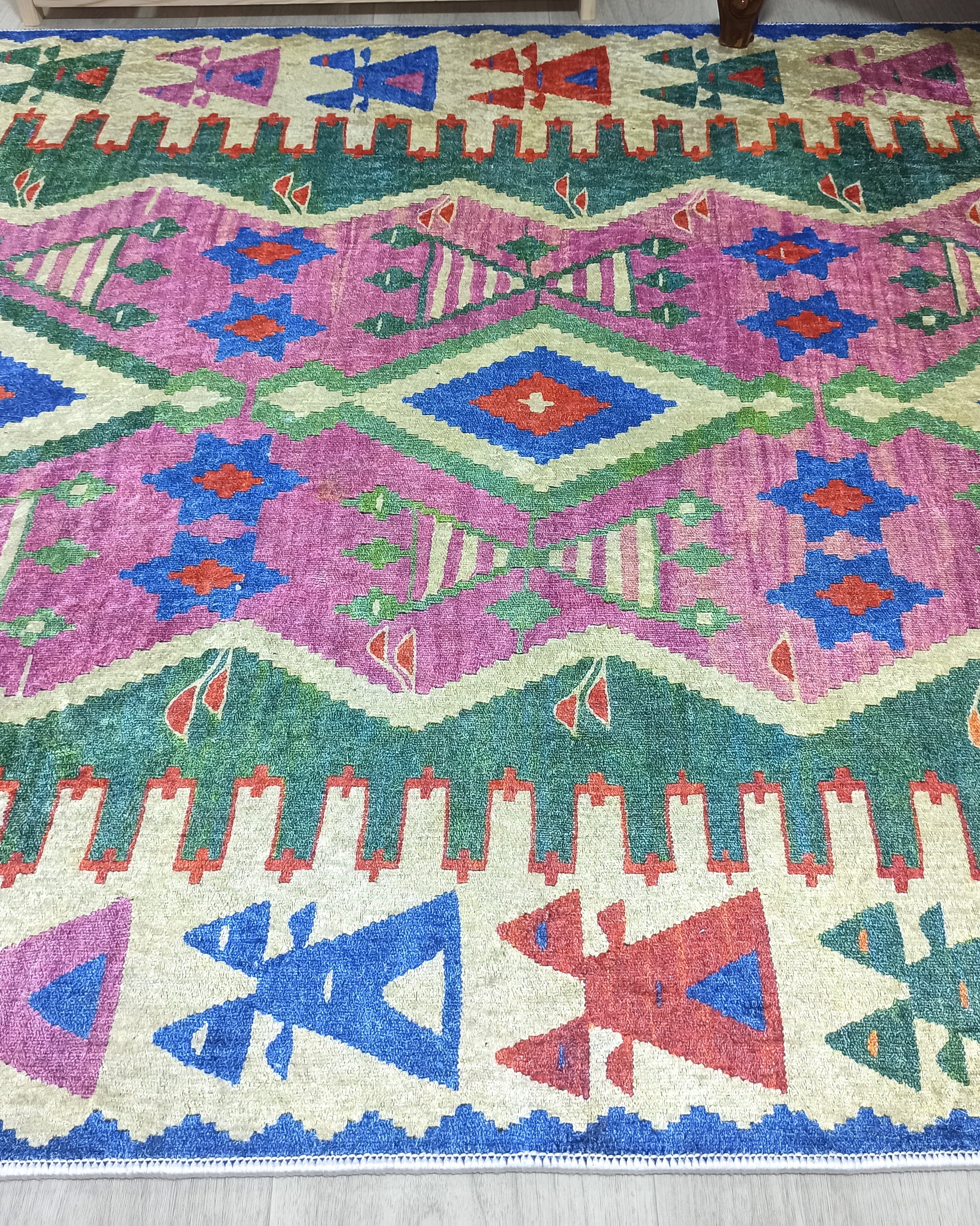 Kilim Style Rug, Colourful, Modern Home Décor