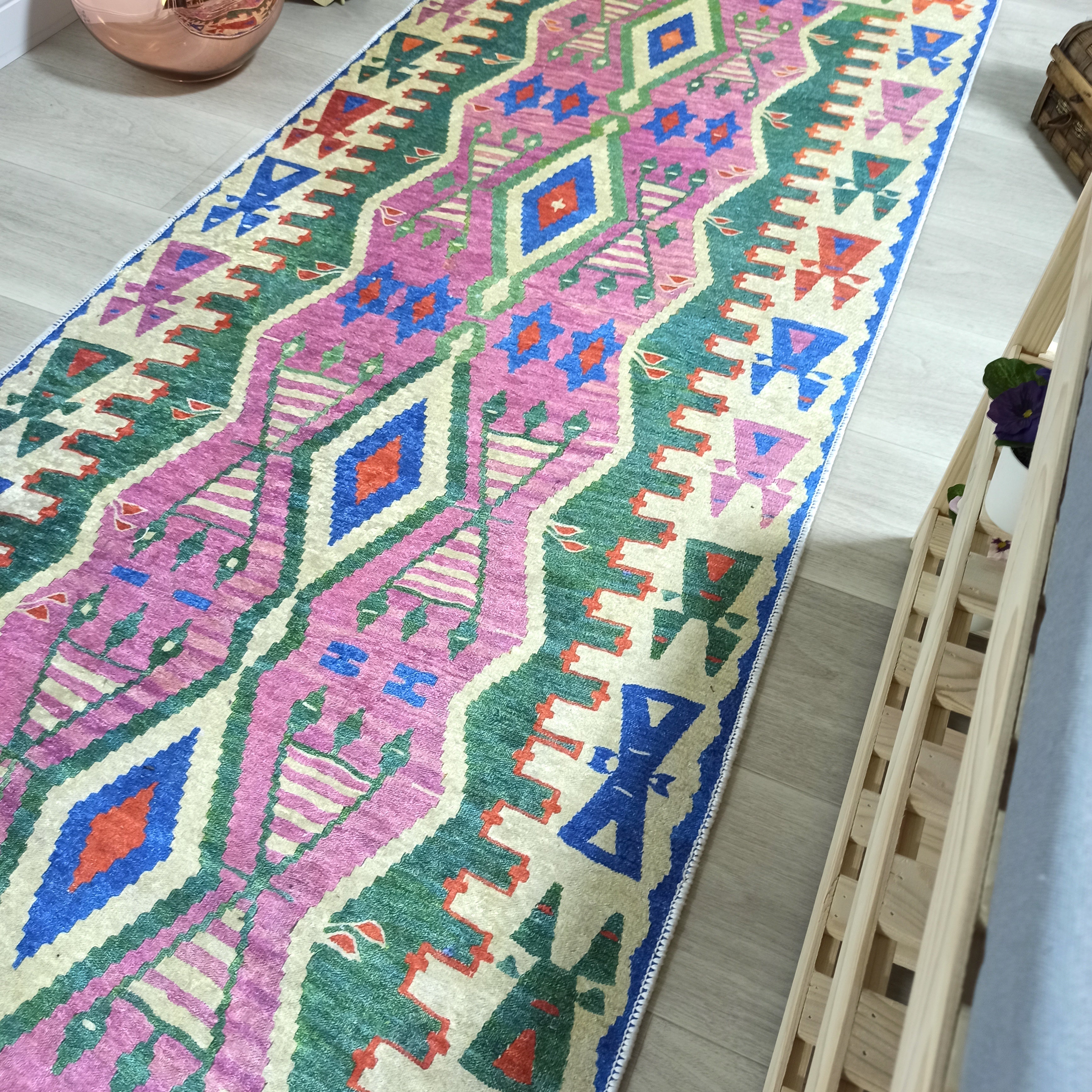 Kilim Style Rug, Colourful, Modern Home Décor