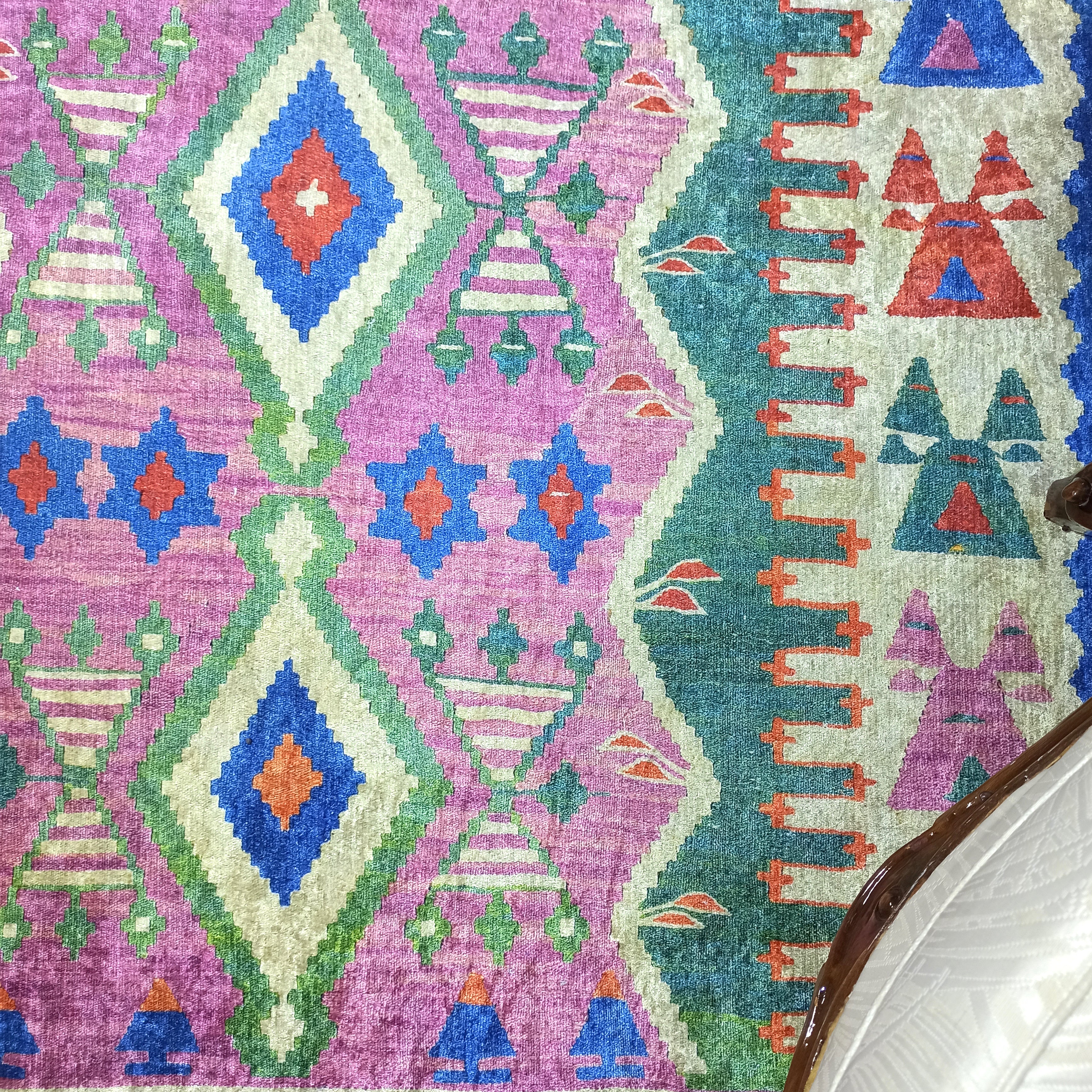 Kilim Style Rug, Colourful, Modern Home Décor