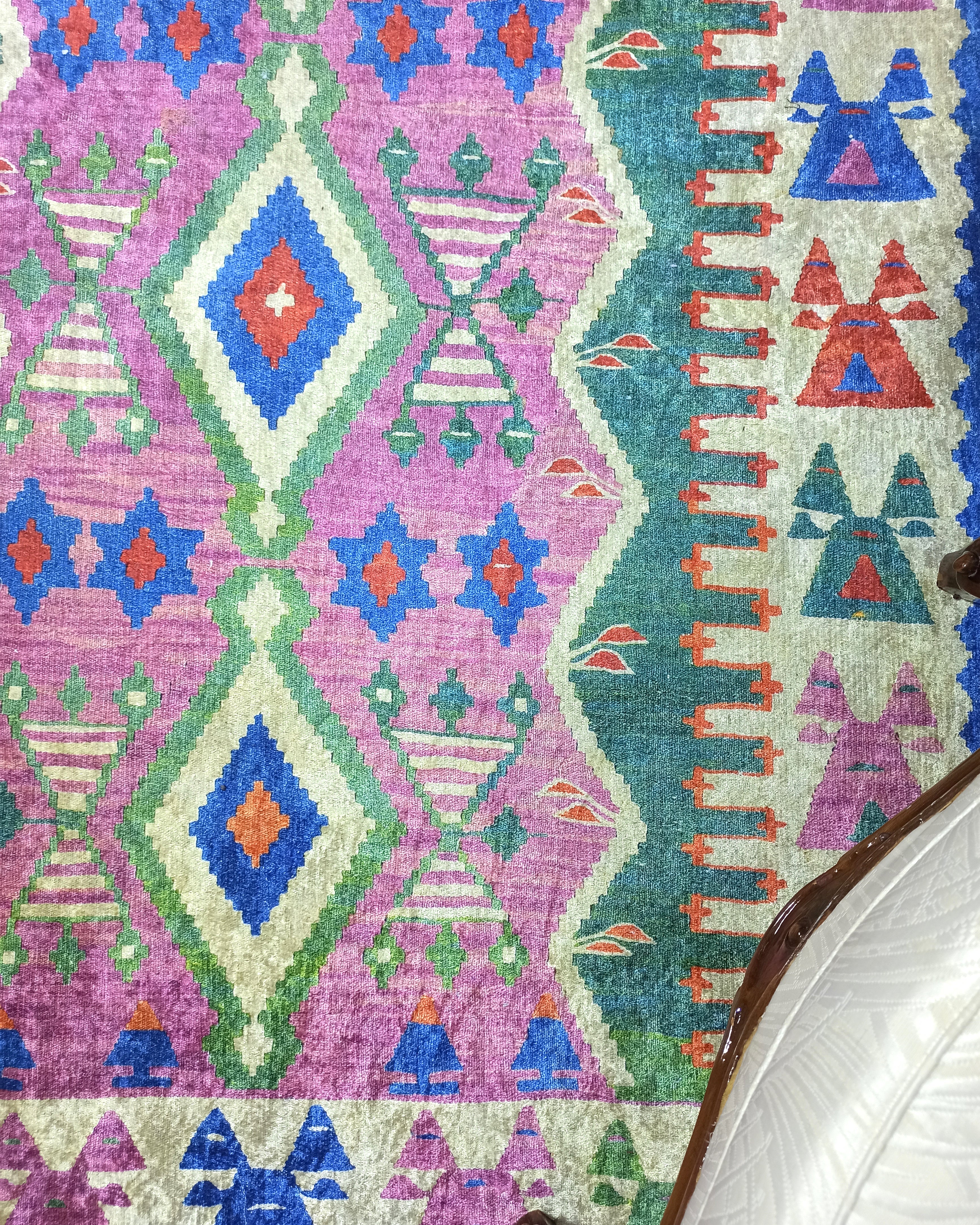 Kilim Style Rug, Colourful, Modern Home Décor