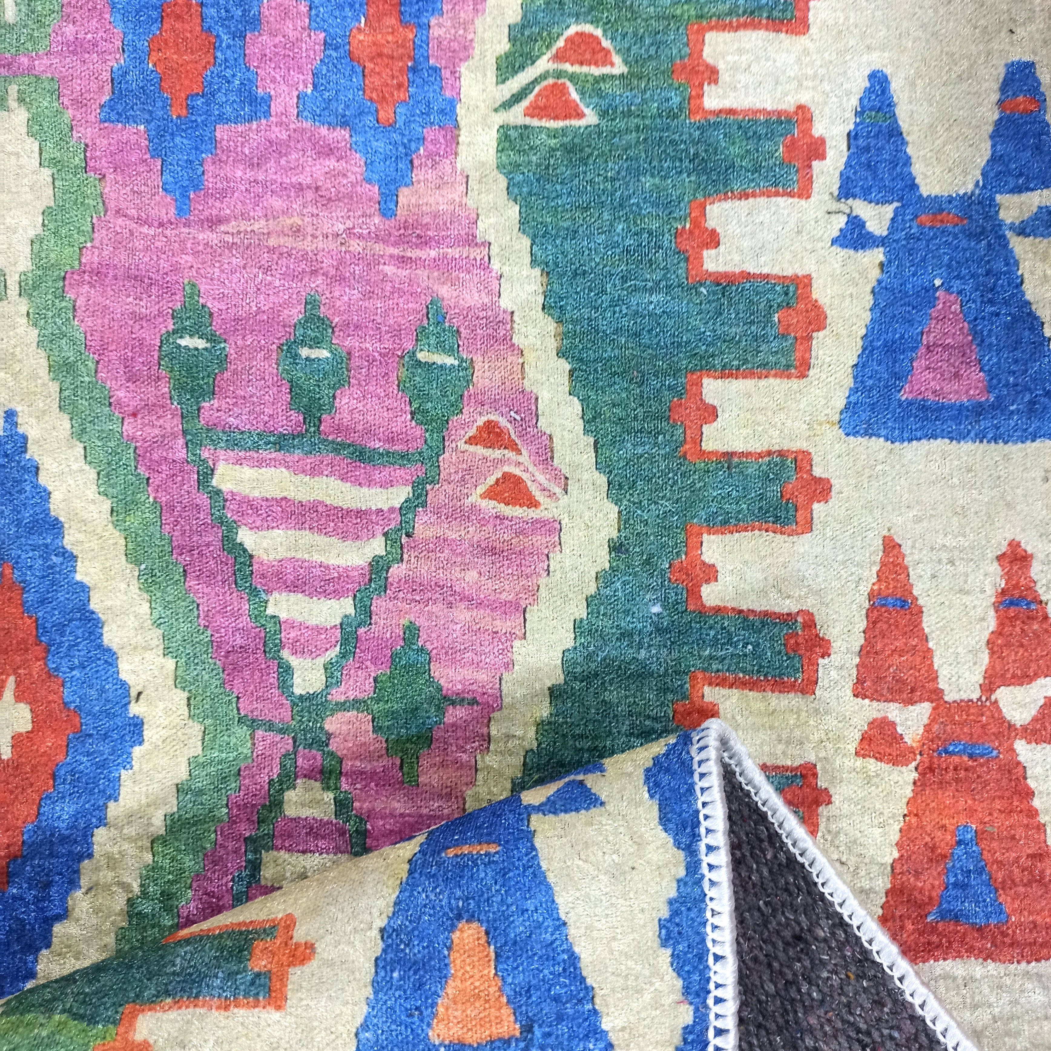 Kilim Style Rug, Colourful, Modern Home Décor