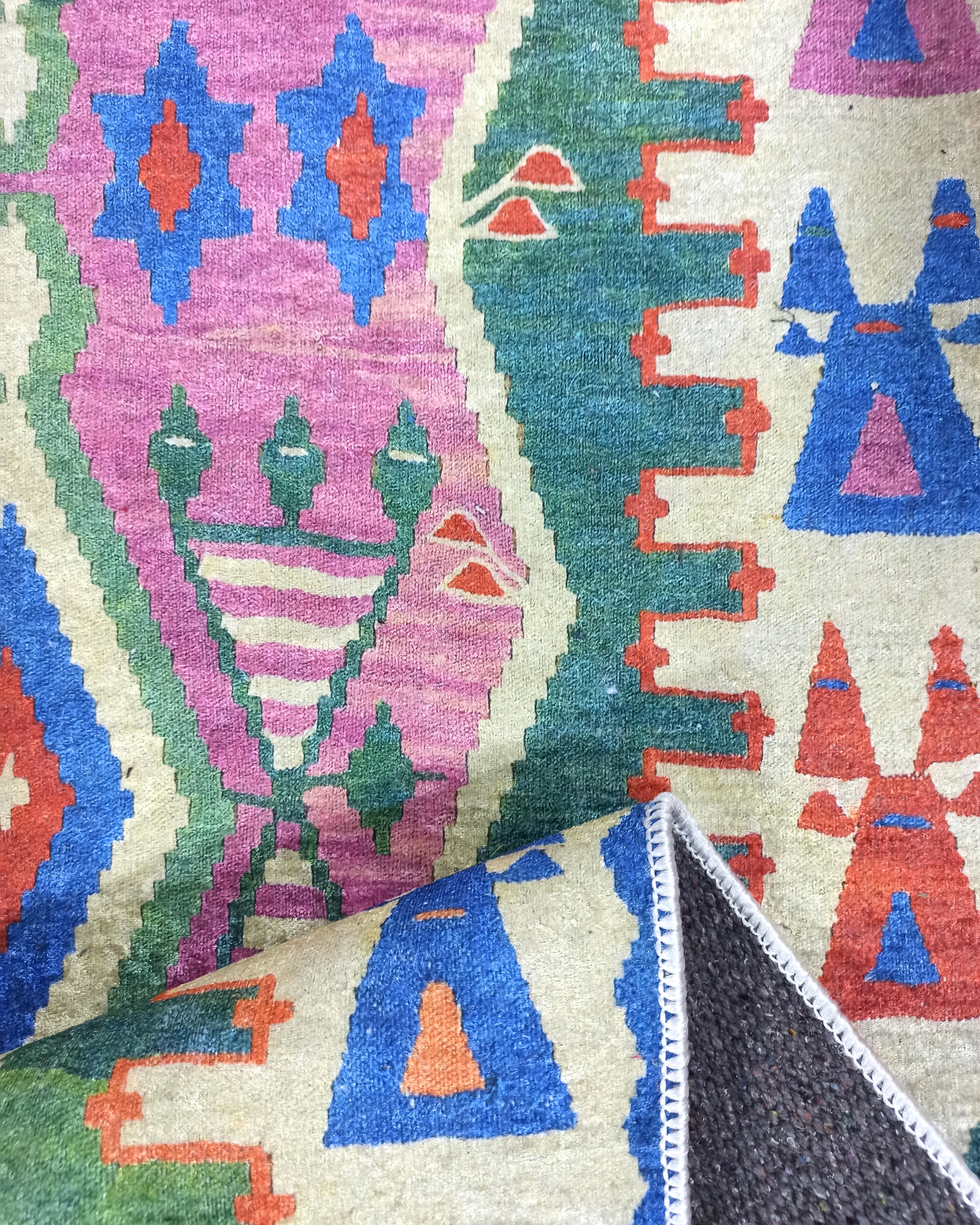 Kilim Style Rug, Colourful, Modern Home Décor