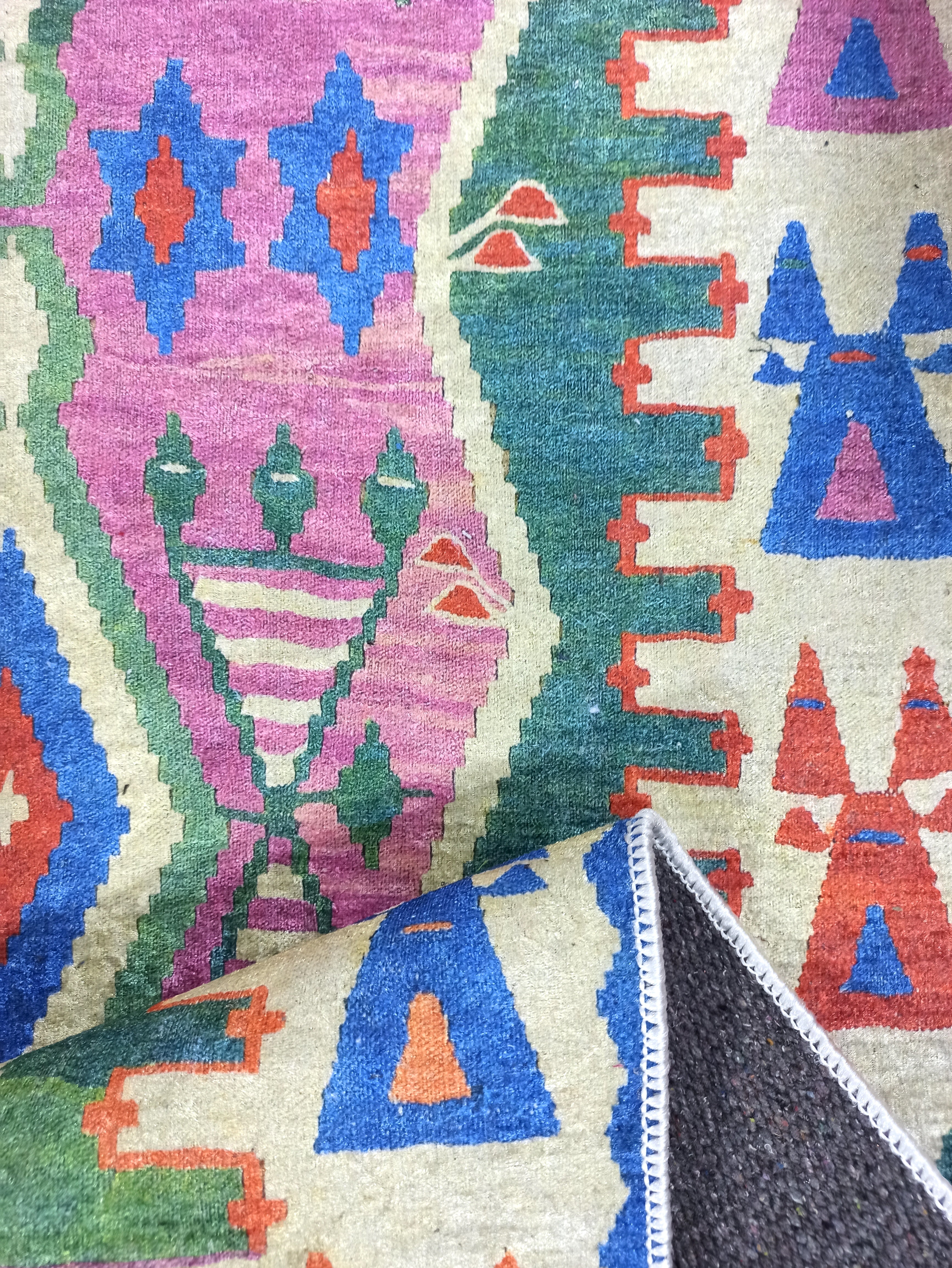 Kilim Style Rug, Colourful, Modern Home Décor