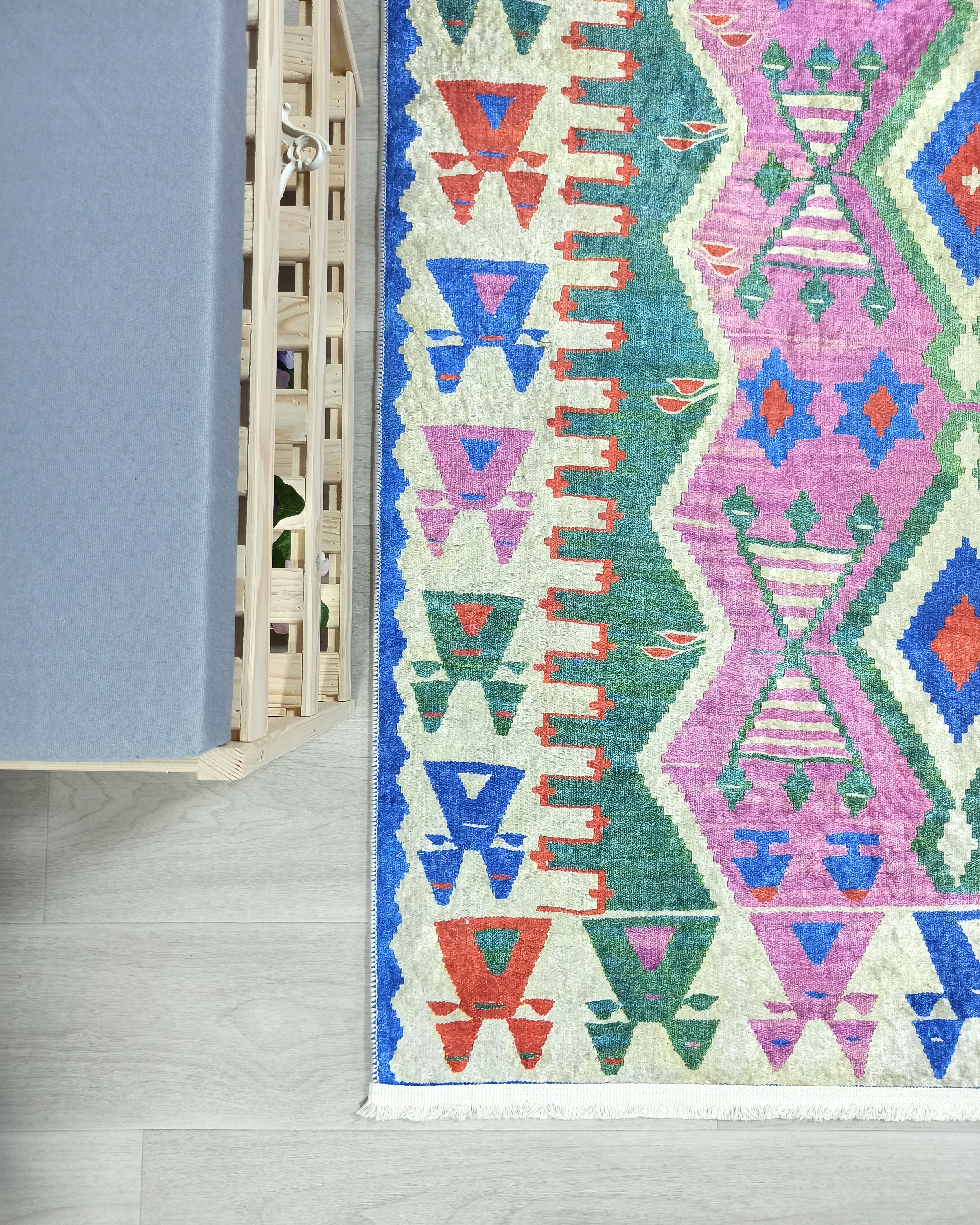 Kilim Style Rug, Colourful, Modern Home Décor