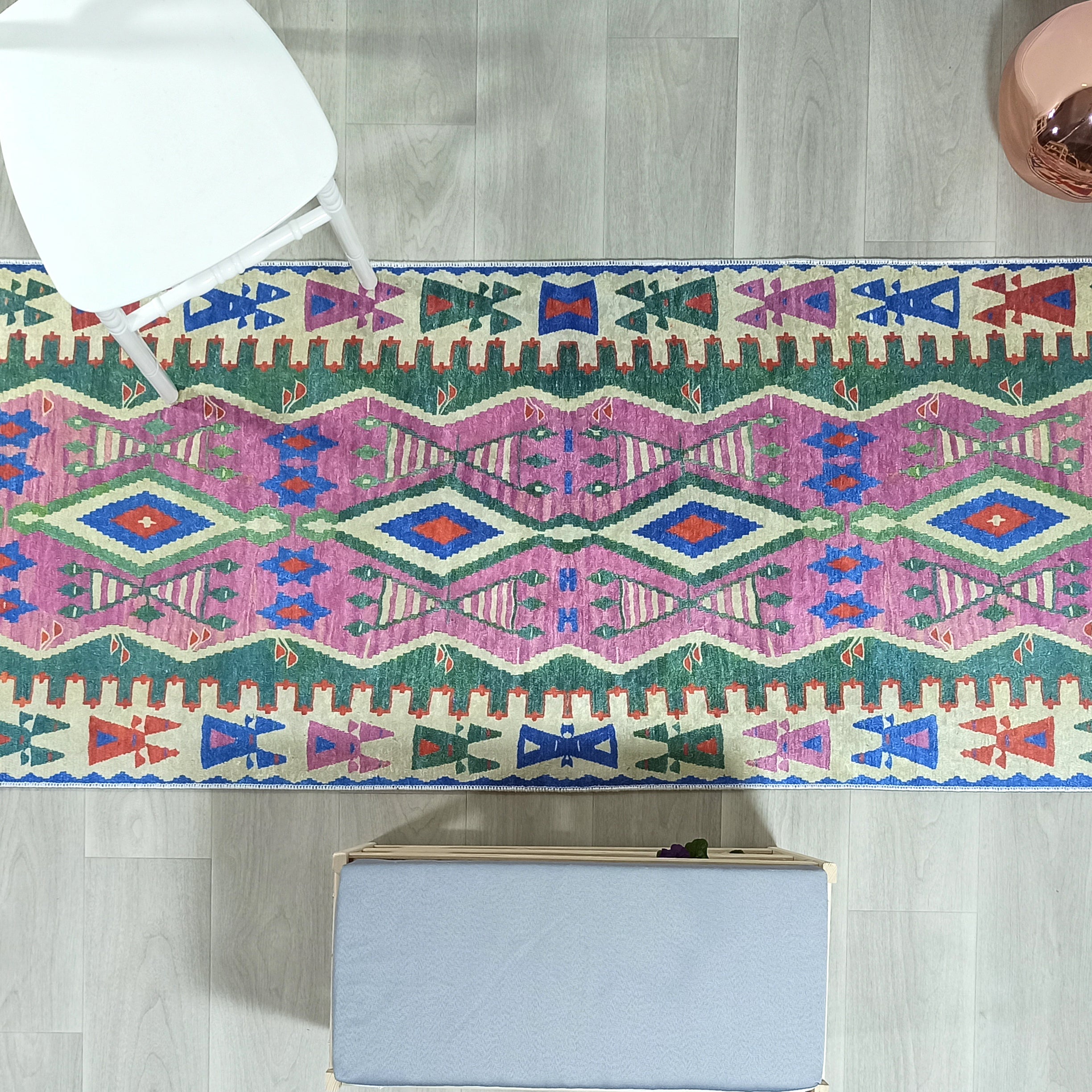 Kilim Style Rug, Colourful, Modern Home Décor