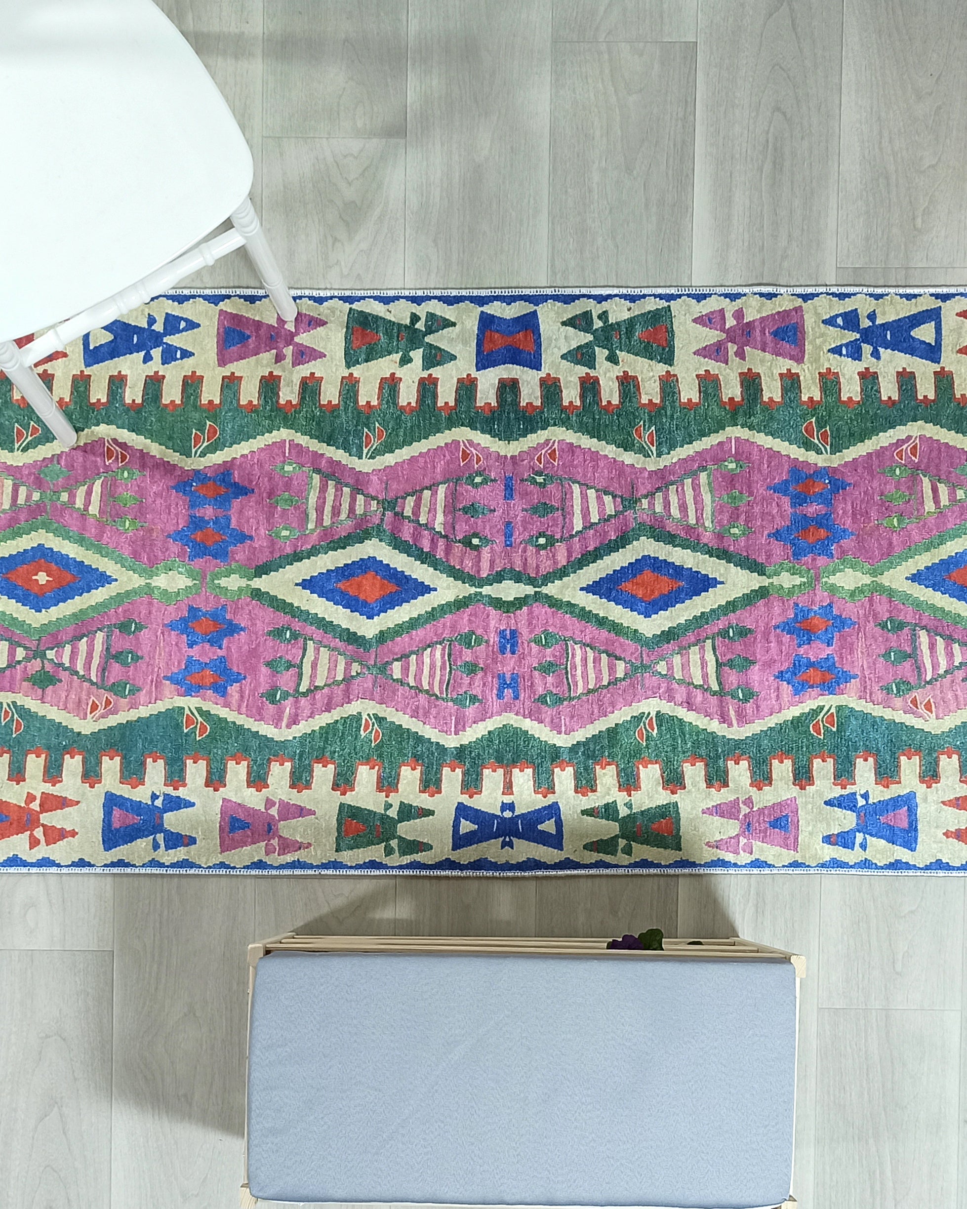 Kilim Style Rug, Colourful, Modern Home Décor