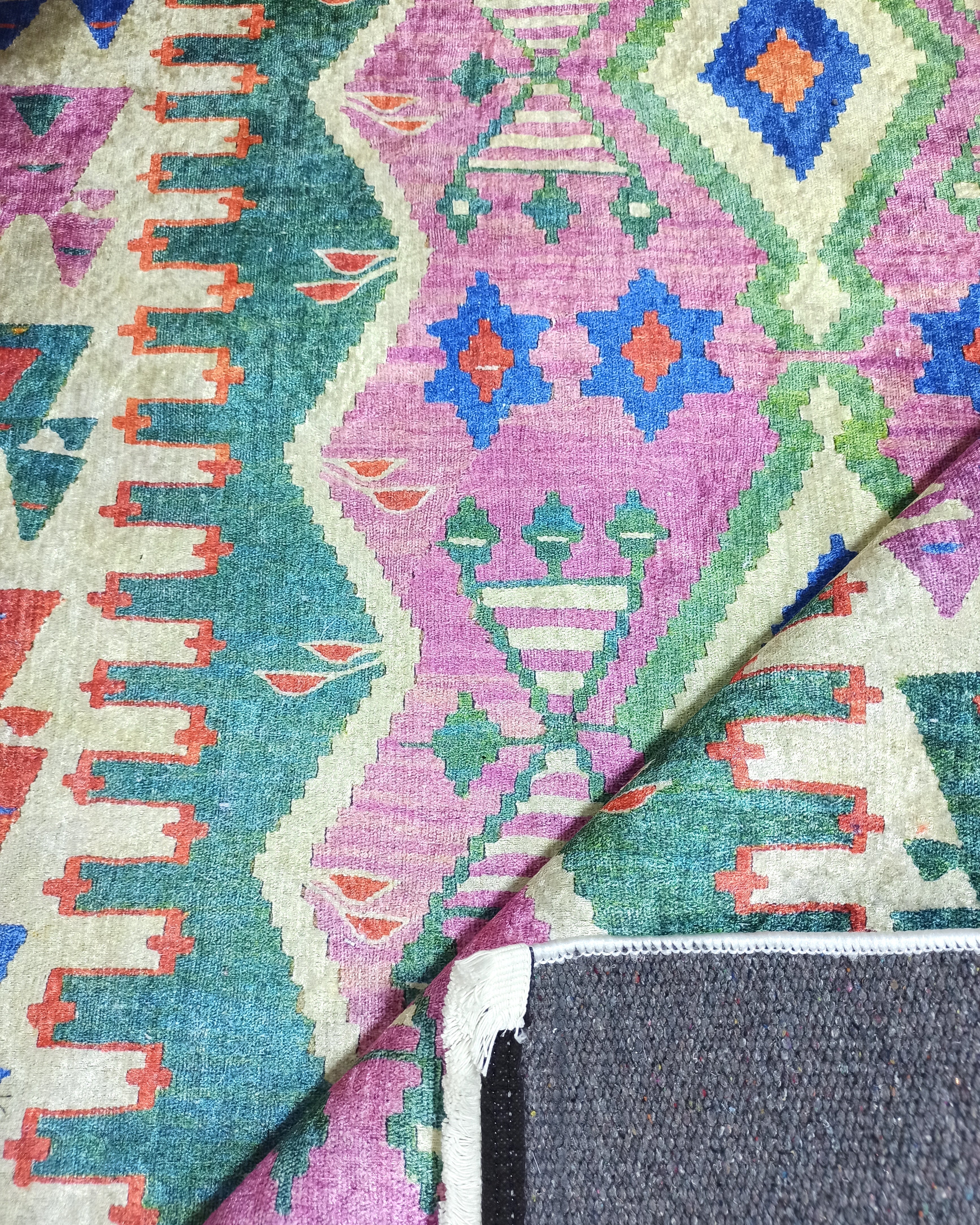 Kilim Style Rug, Colourful, Modern Home Décor