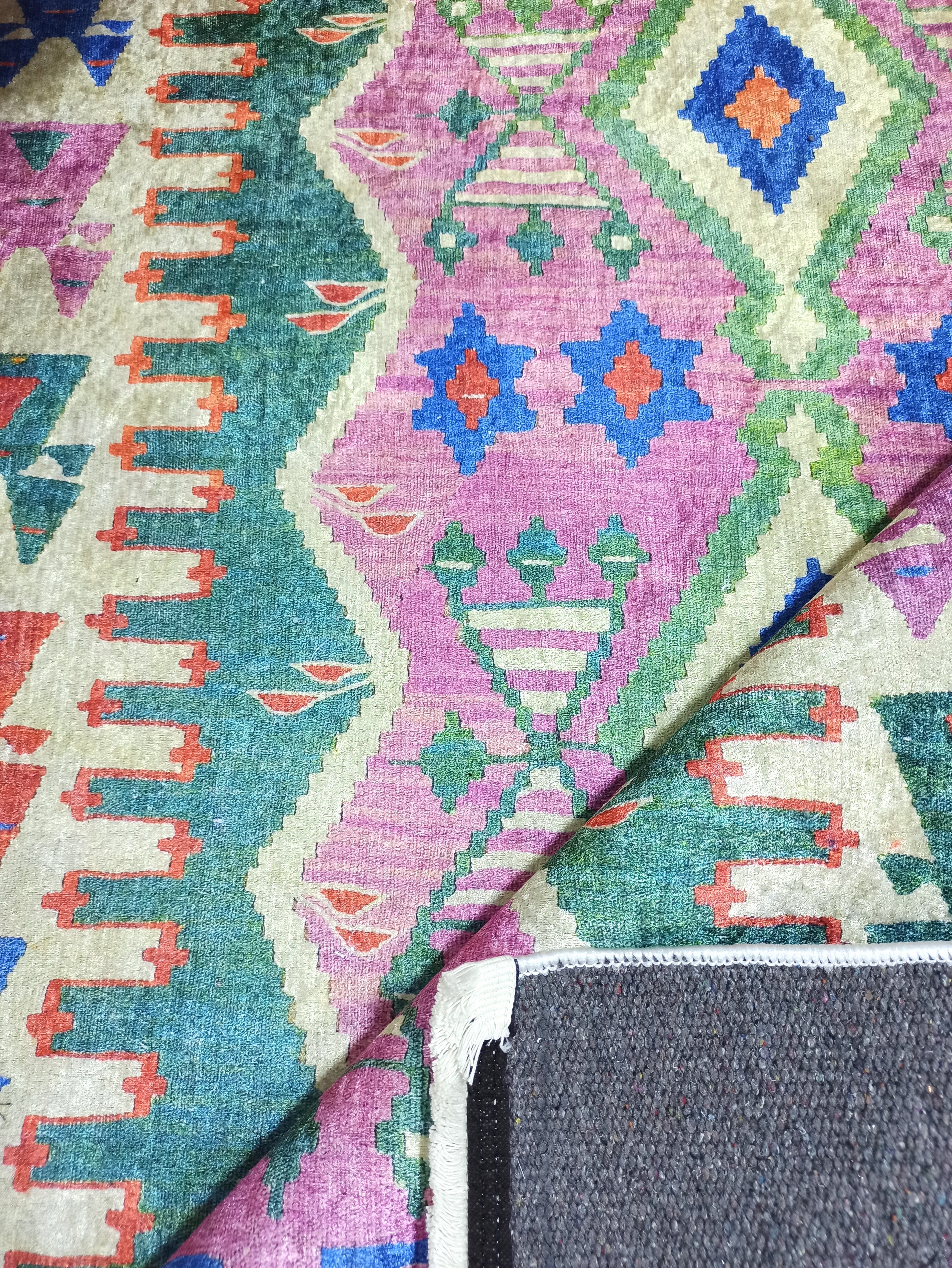 Kilim Style Rug, Colourful, Modern Home Décor