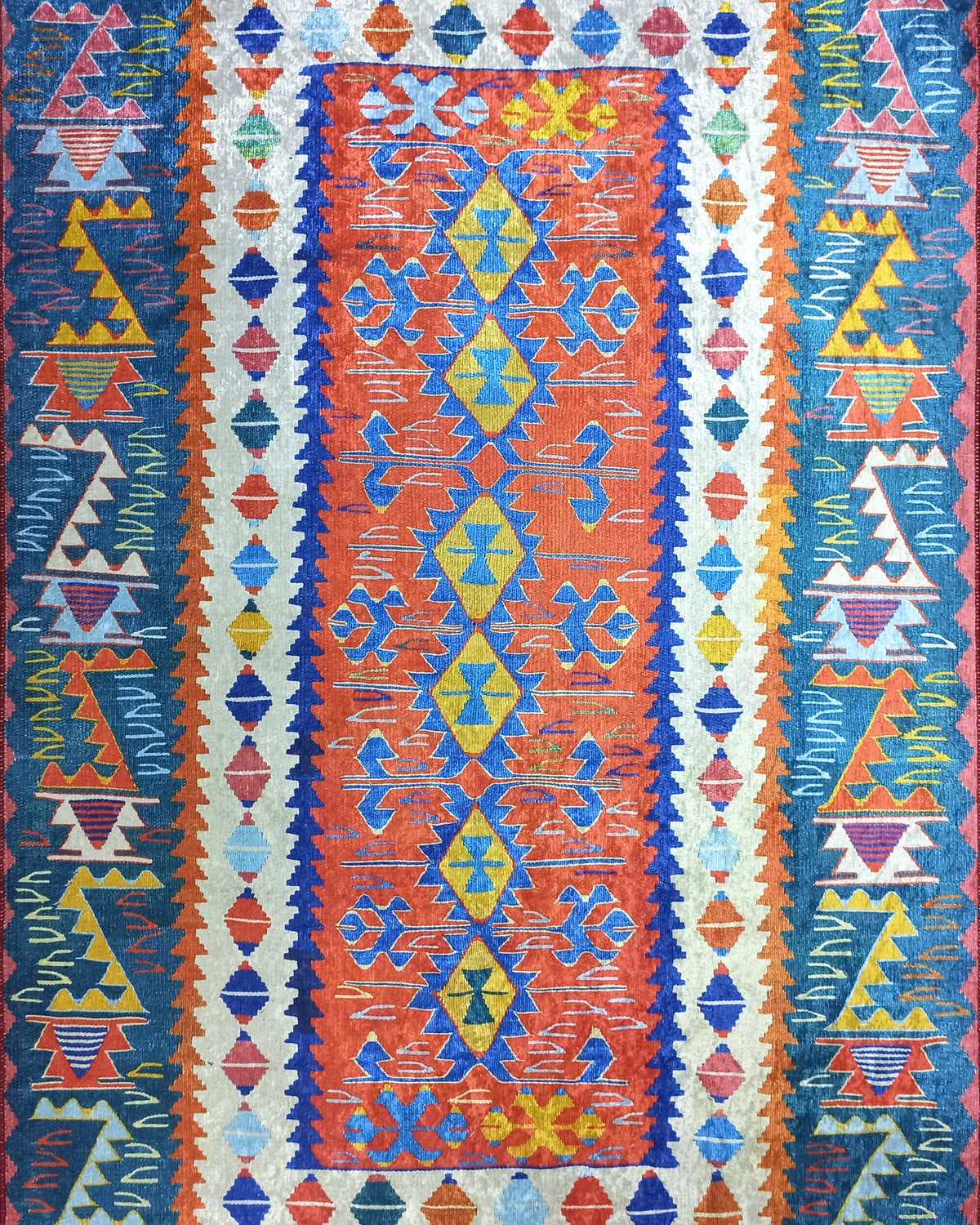 Kilim Style Runner & Rug, Multi Color Rug, Modern Home Décor
