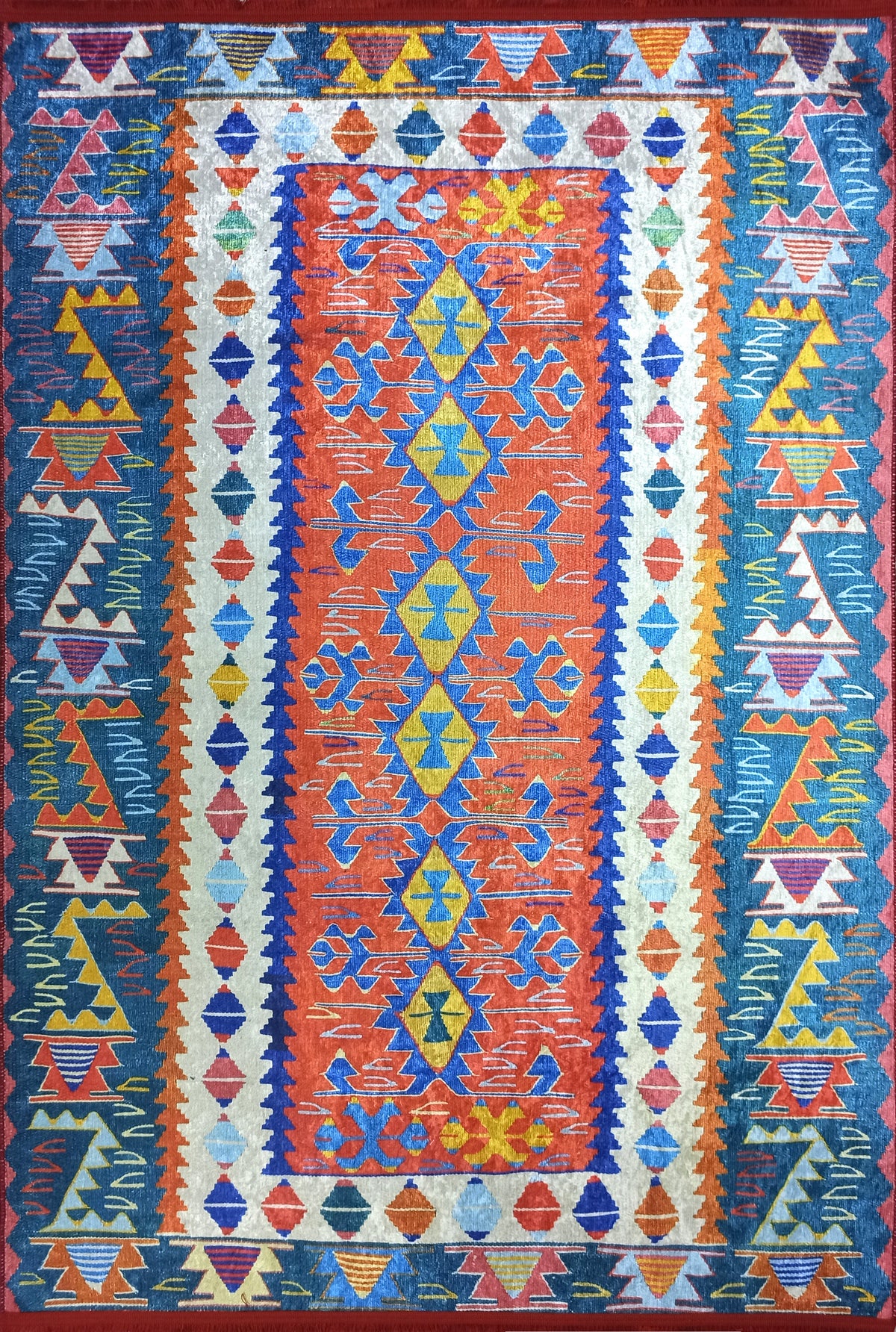 Kilim Style Runner & Rug, Multi Color Rug, Modern Home Décor