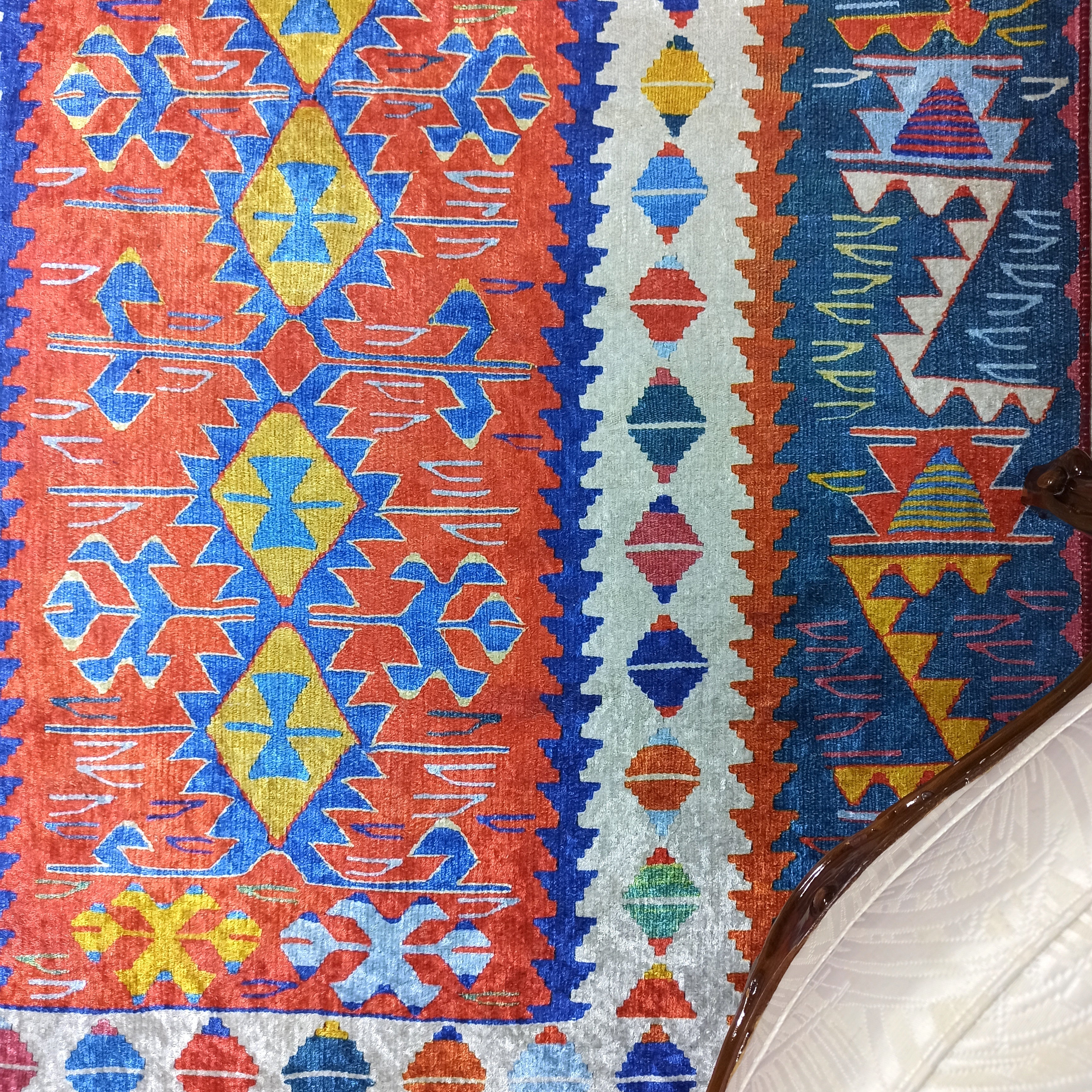 Kilim Style Runner & Rug, Multi Color Rug, Modern Home Décor