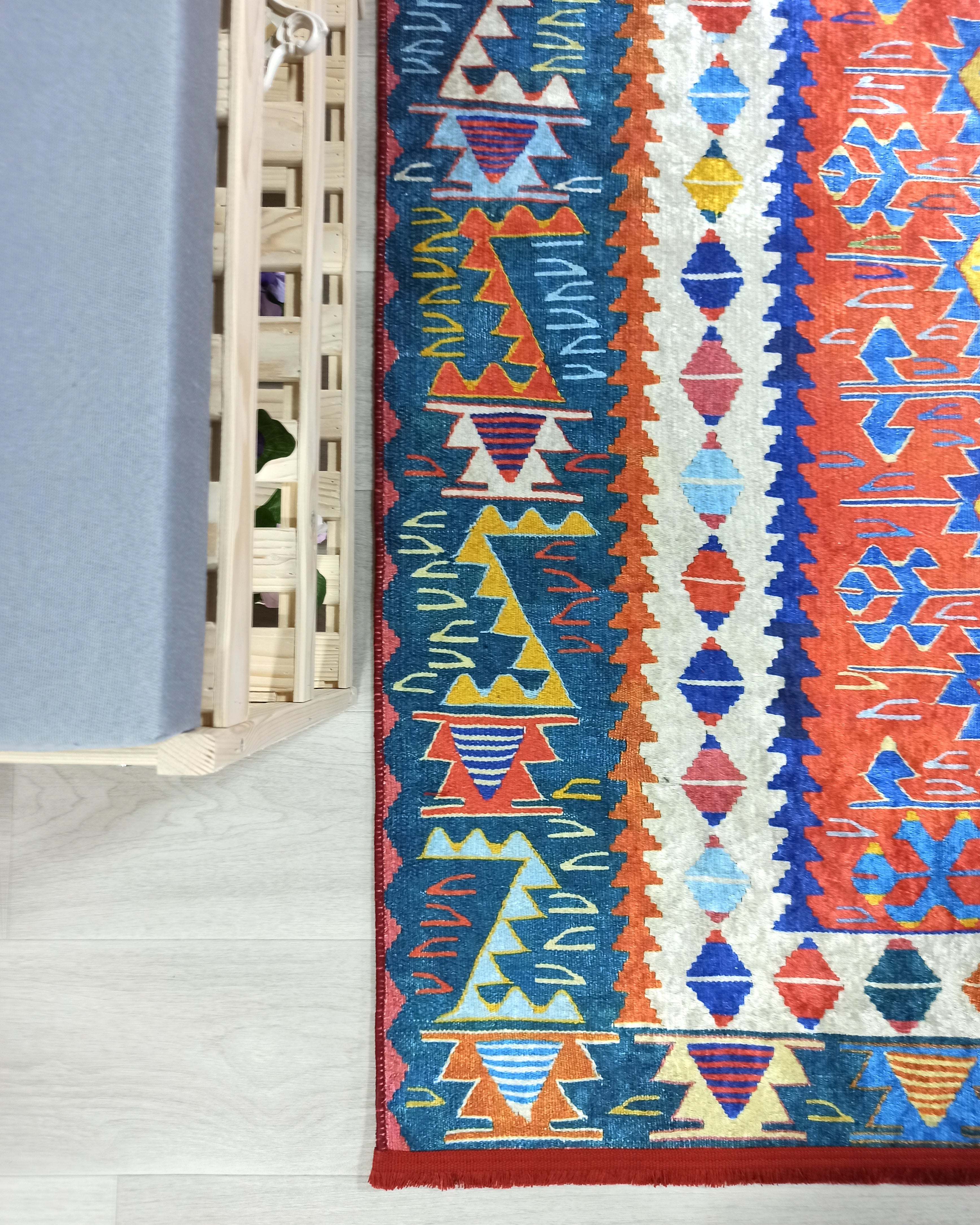 Kilim Style Runner & Rug, Multi Color Rug, Modern Home Décor