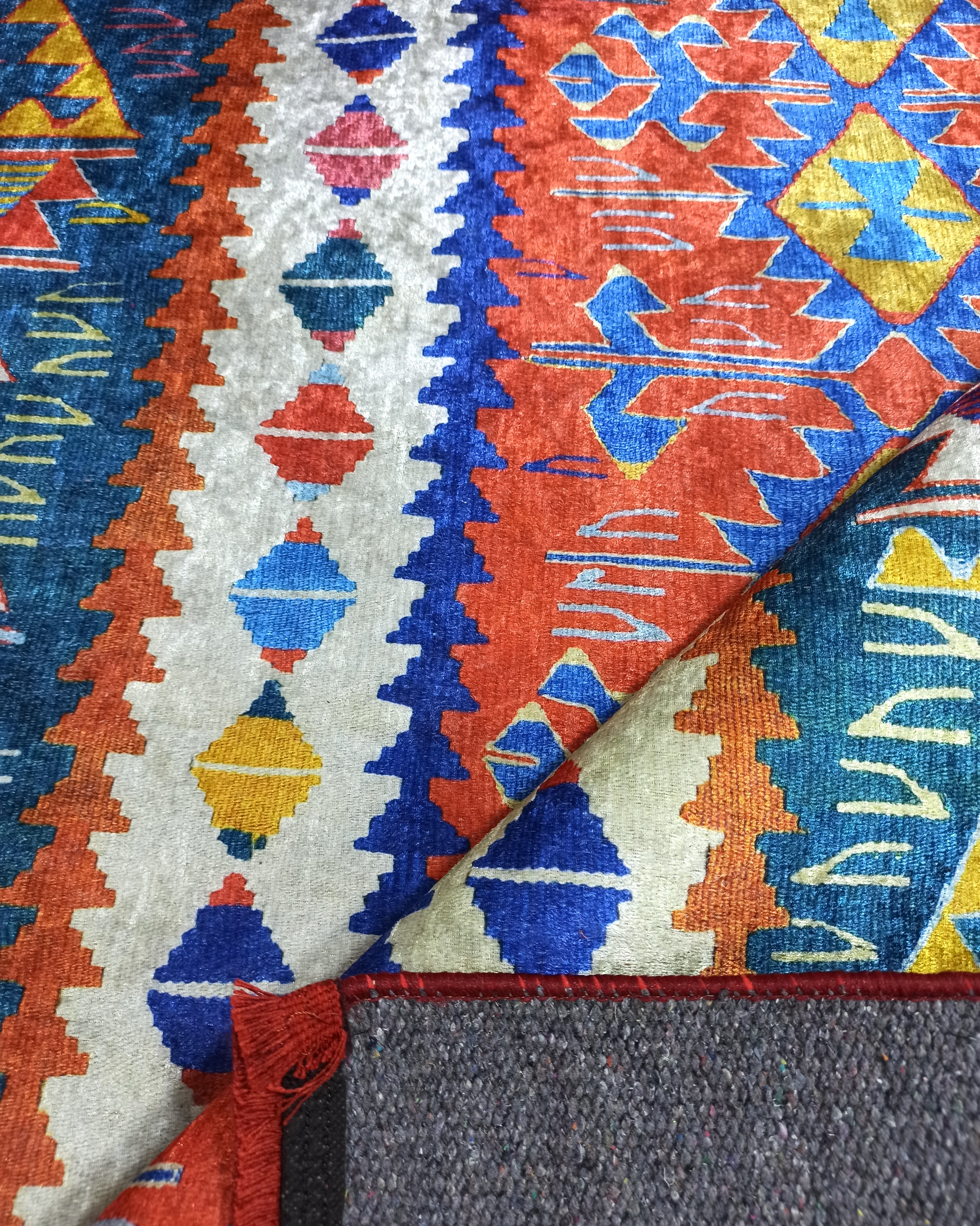 Kilim Style Runner & Rug, Multi Color Rug, Modern Home Décor