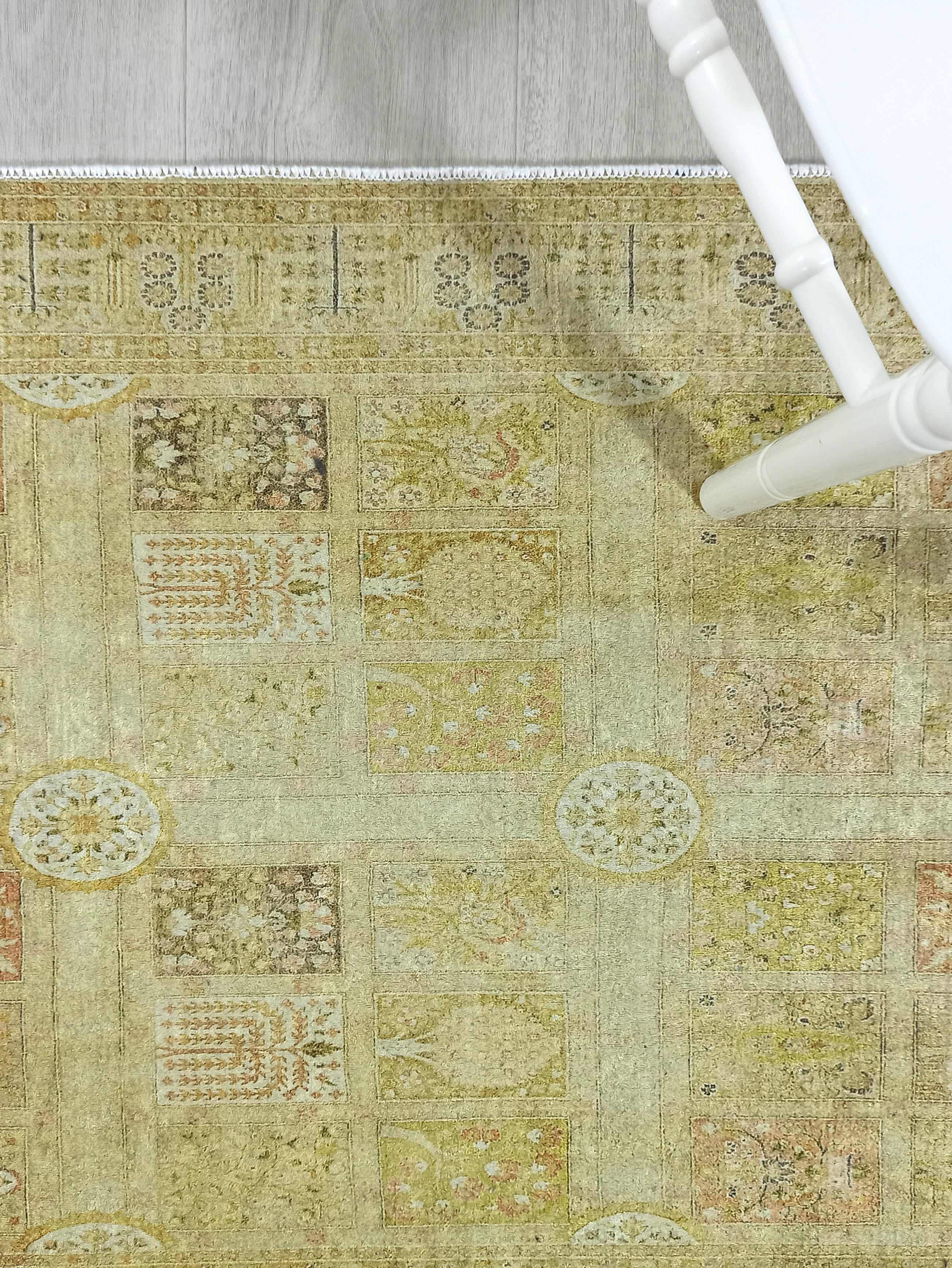 Yellow Style Vintage Rug, Home DΓ©cor Runner Area Rugs