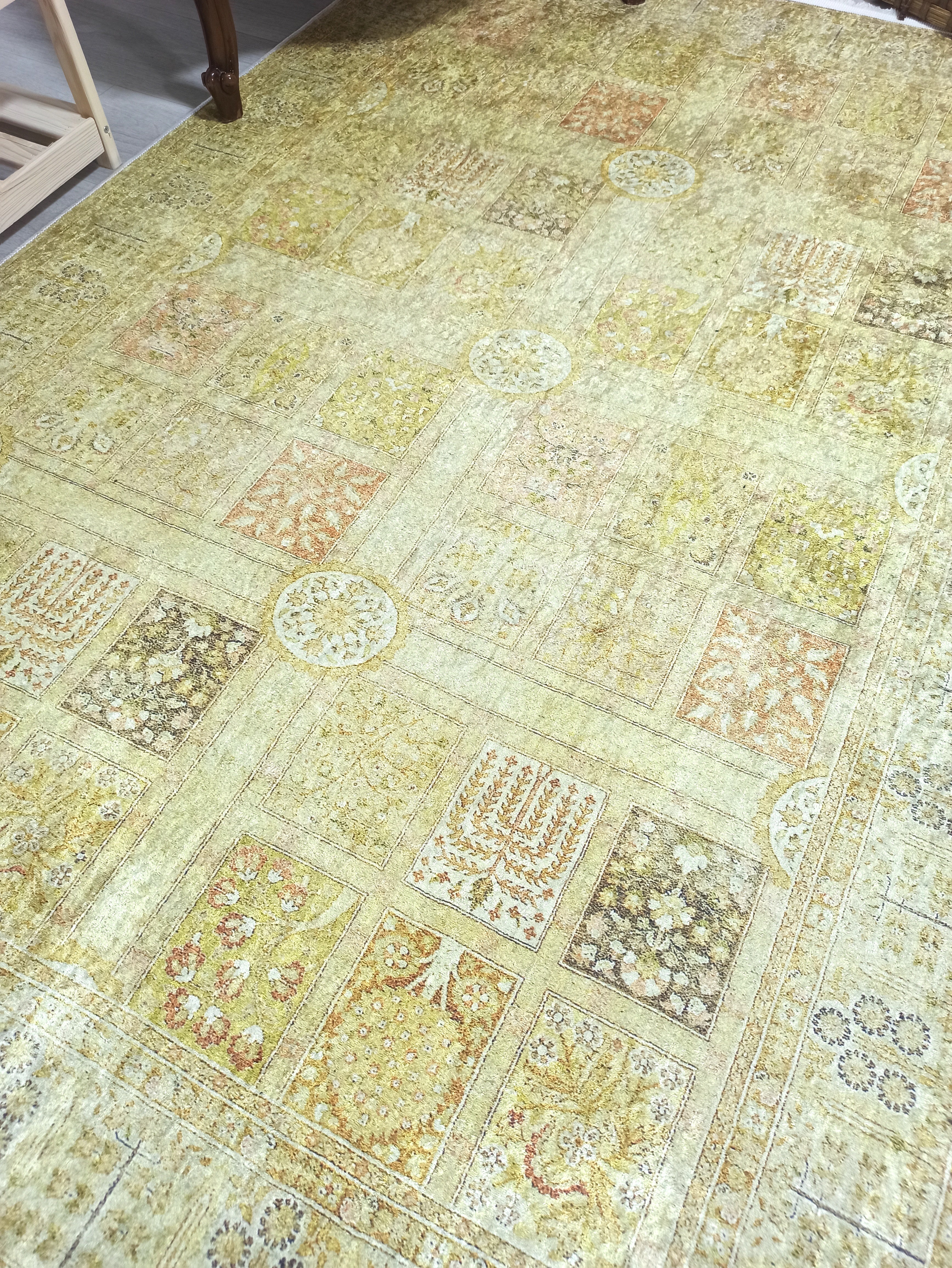 Yellow Style Vintage Rug, Home DΓ©cor Runner Area Rugs