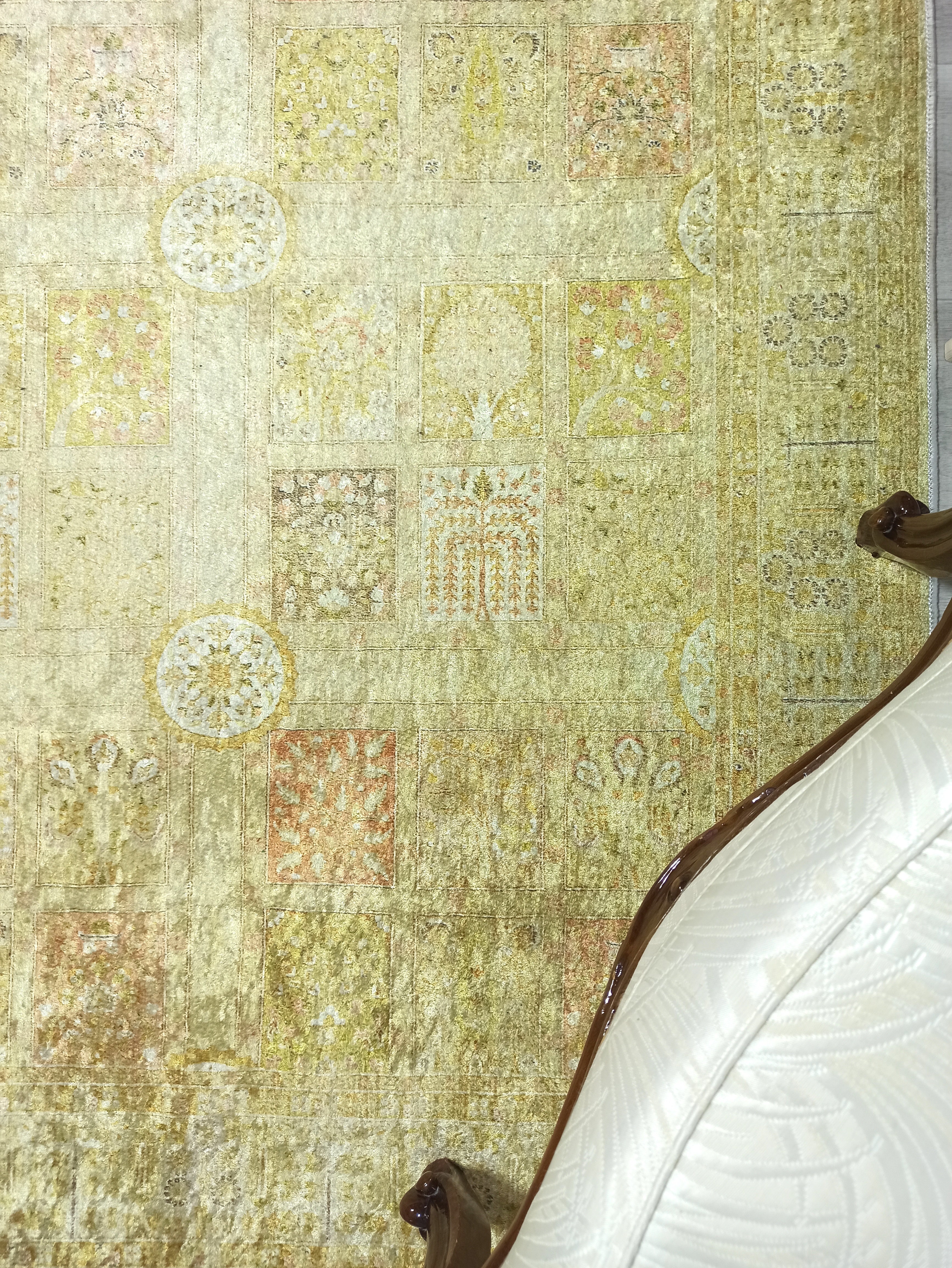 Yellow Style Vintage Rug, Home DΓ©cor Runner Area Rugs