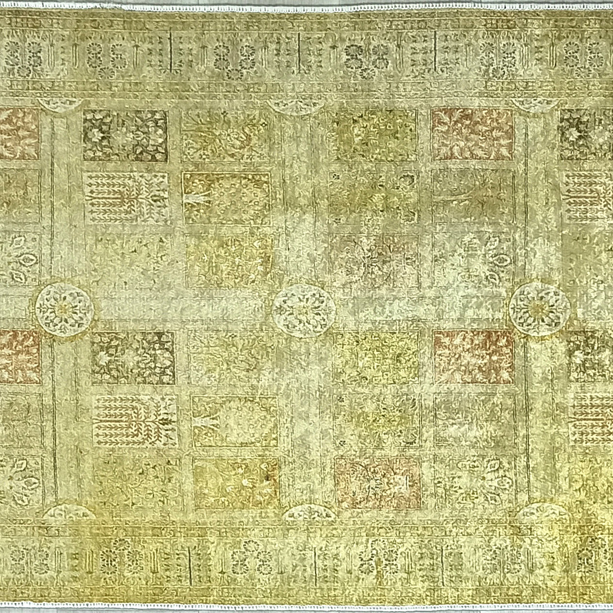 Yellow Style Vintage Rug, Home Décor Runner Area Rugs