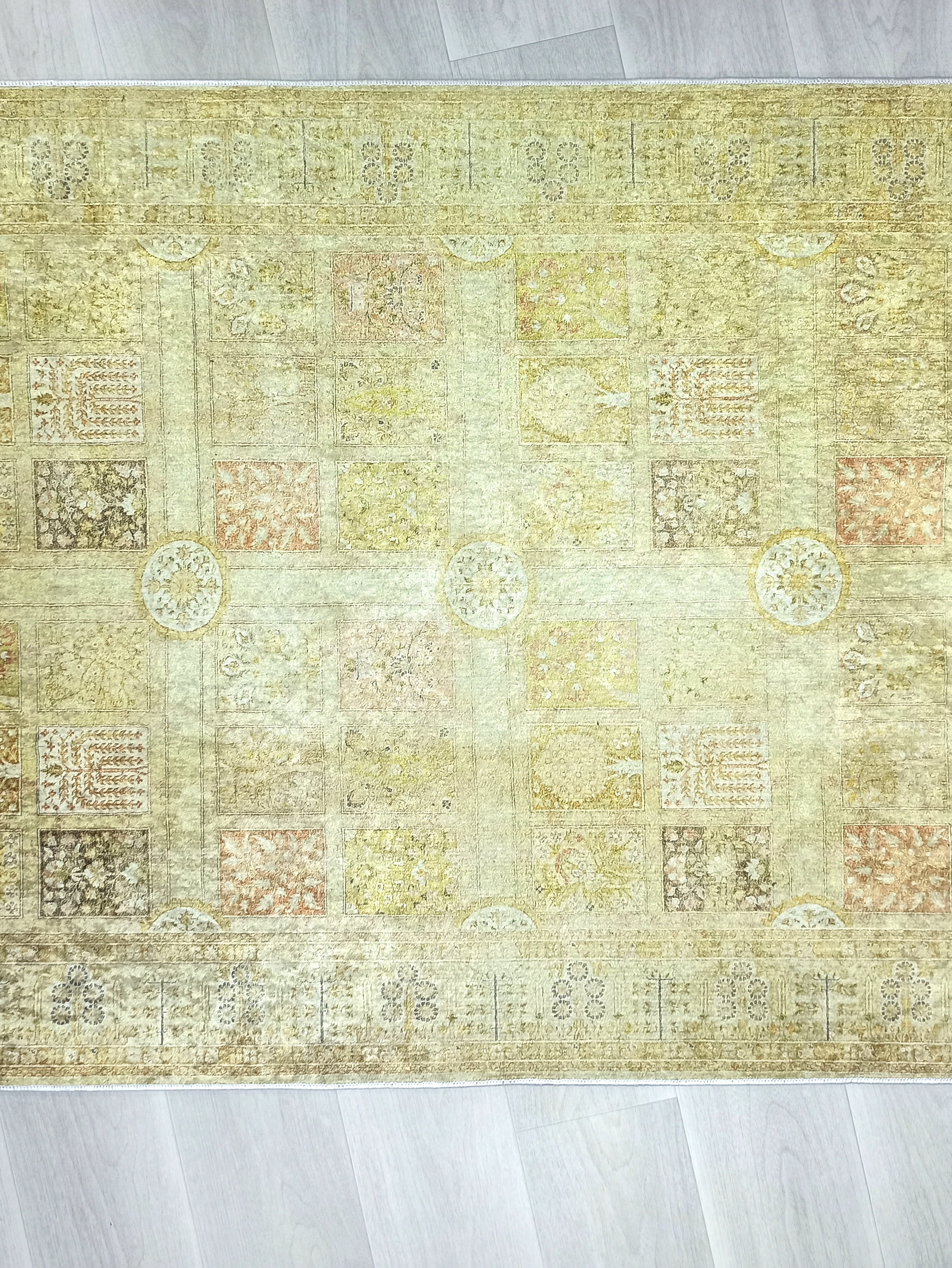Yellow Style Vintage Rug, Home DΓ©cor Runner Area Rugs