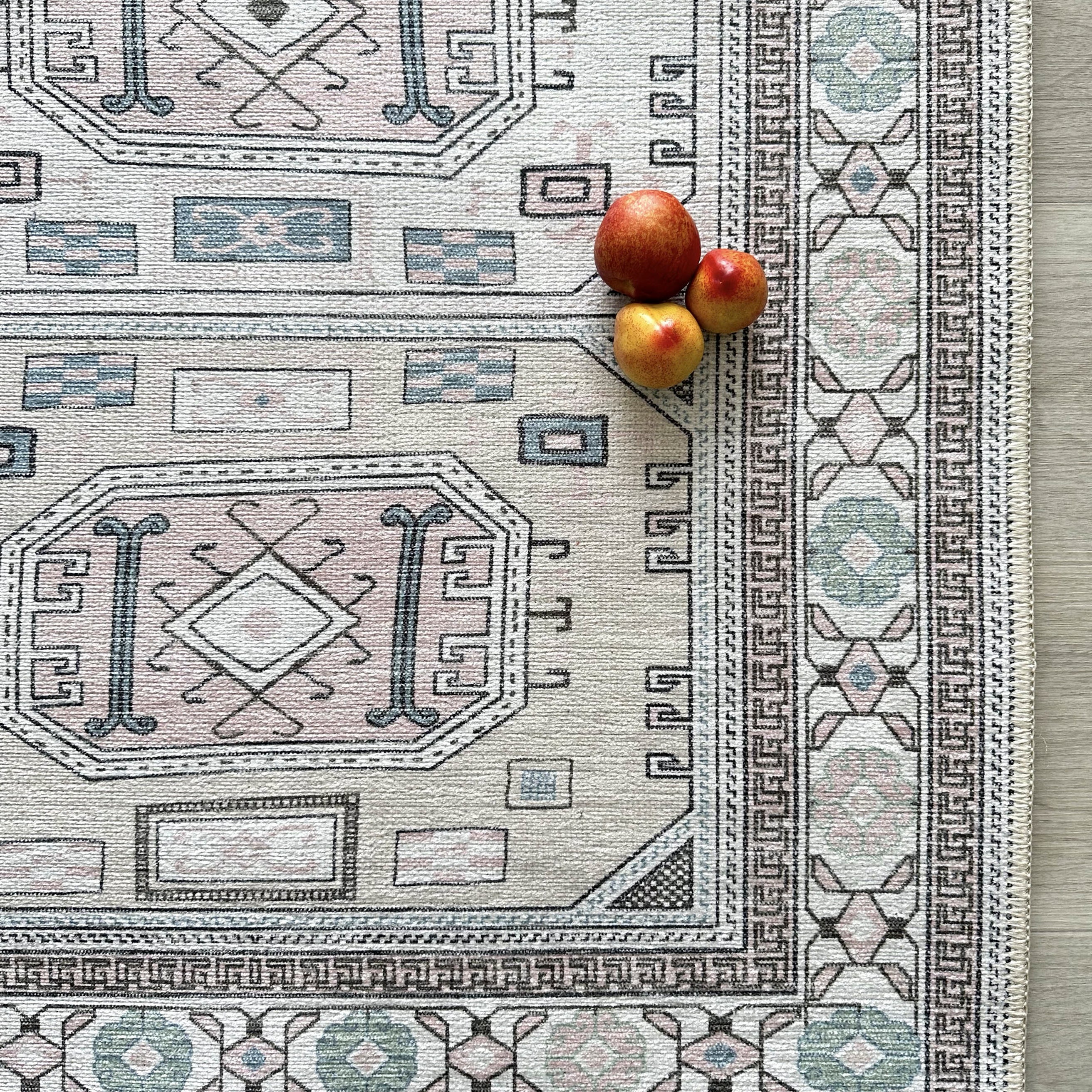 Hazel Brown Cream Modern Turkish Rug